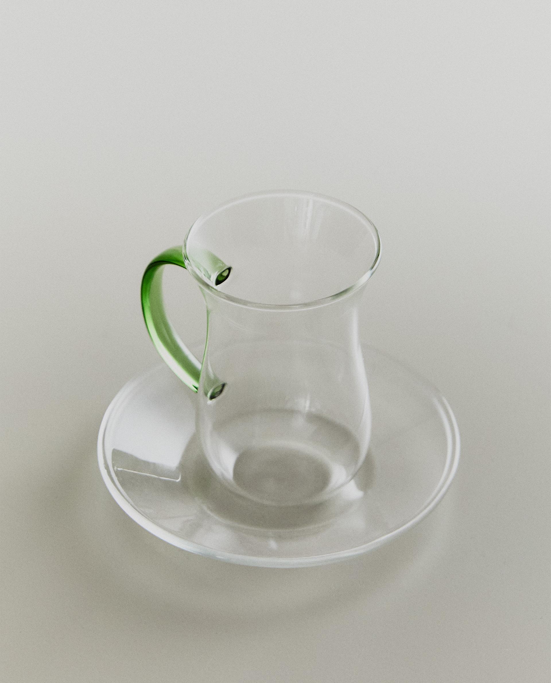 BOROSILICATE TUMBLER AND SAUCER BOROSILICATE TUMBLER AND SAUCER