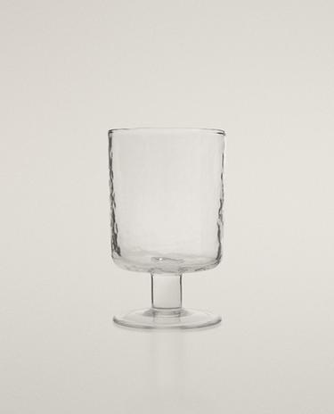 SZKLANKA Z MŁOTKOWANYM WZOREM