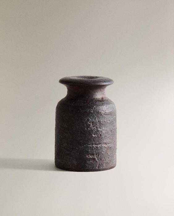 DECORATIVE BROWN CERAMIC REED DIFFUSER COVER