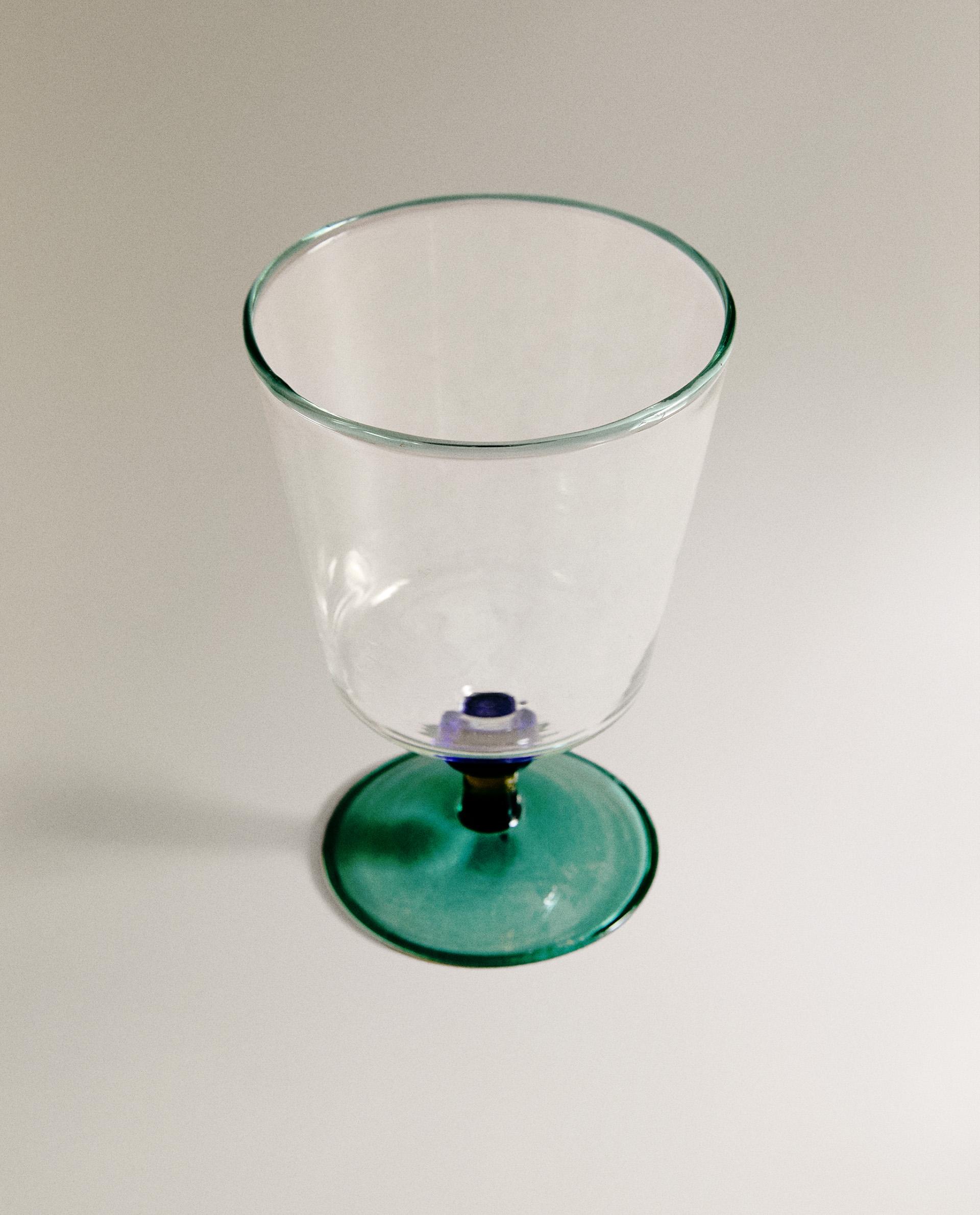 BOROSILICATE GLASS WITH COLOURED STEM Zara Home / Norway