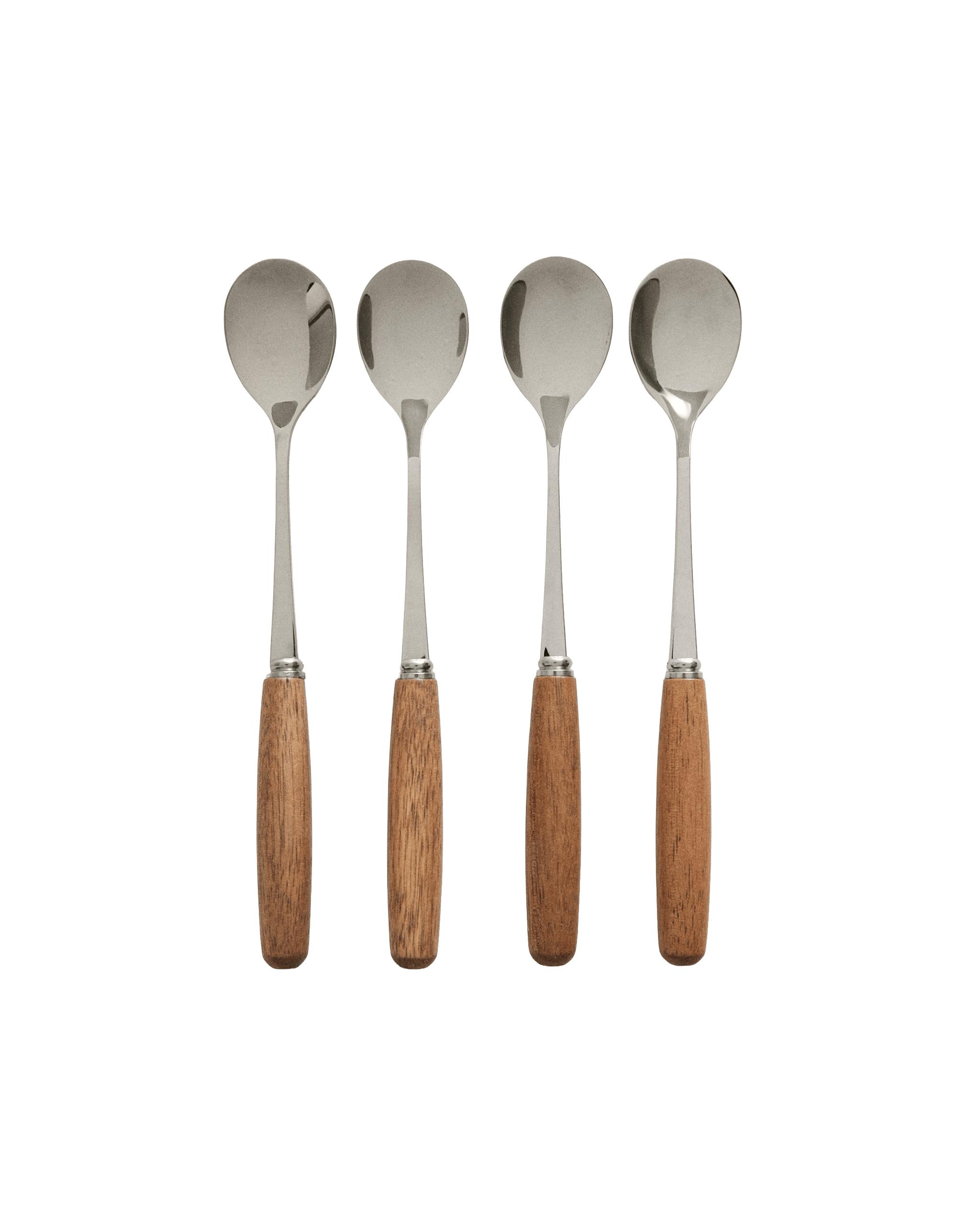 PACK OF WOODEN DESSERT SPOONS (PACK OF 4) product thumbnail 6