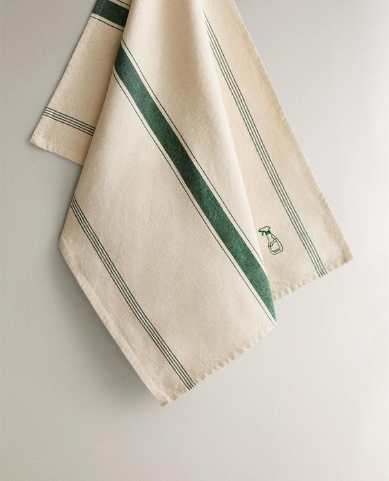 TORCHON COTON BRODÉ NETTOYAGE TORCHON COTON BRODÉ NETTOYAGE