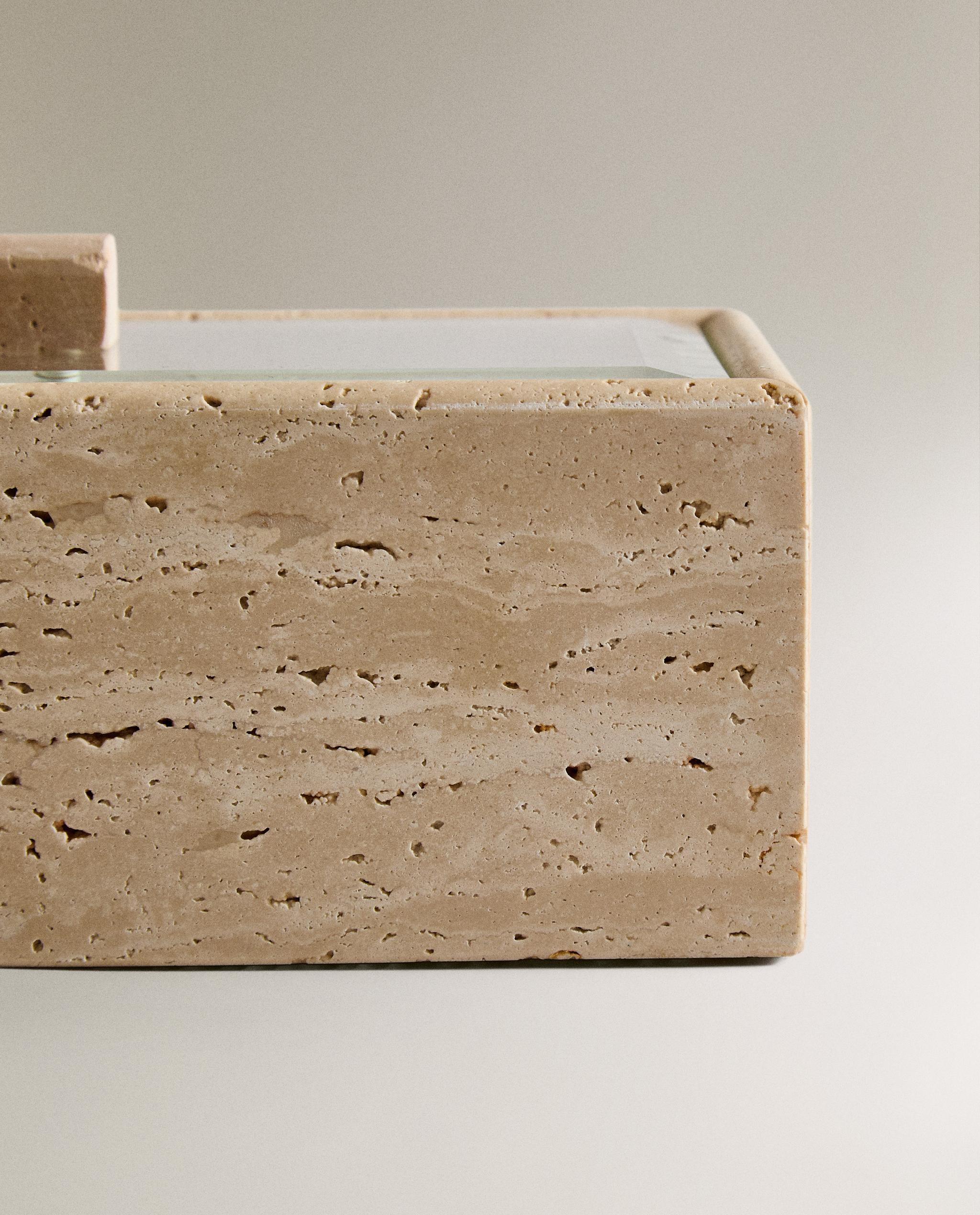 TRAVERTINE AND GLASS BOX product thumbnail 6