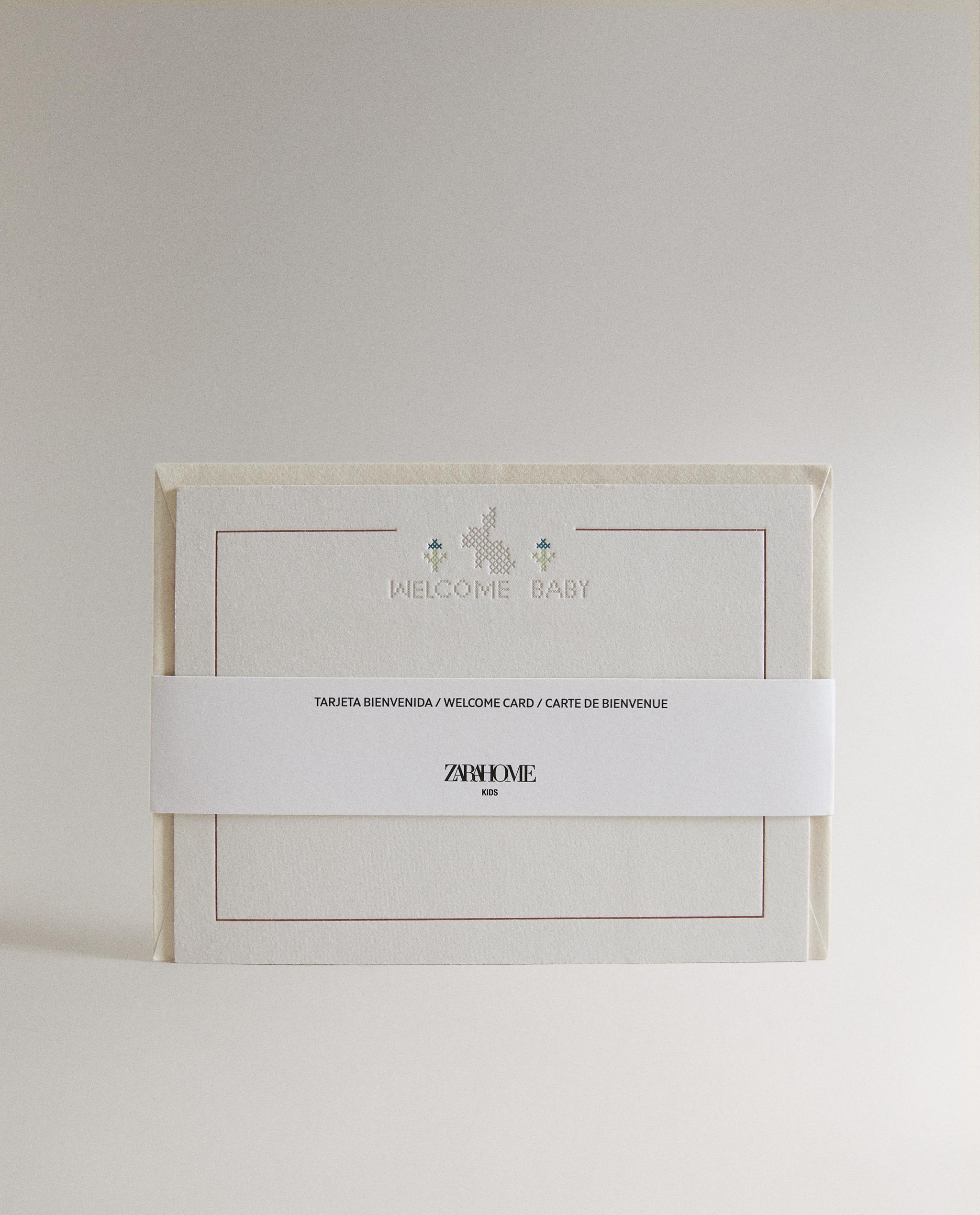 BUNNY BABY WELCOME CARD product thumbnail 7