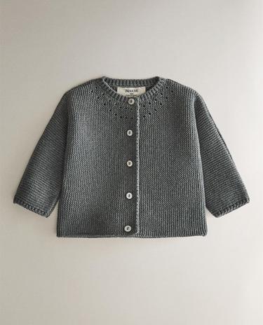 VESTE BÉBÉ EN MAILLE