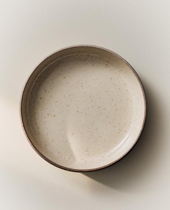 앤틱 림 포슬린 깊은 접시