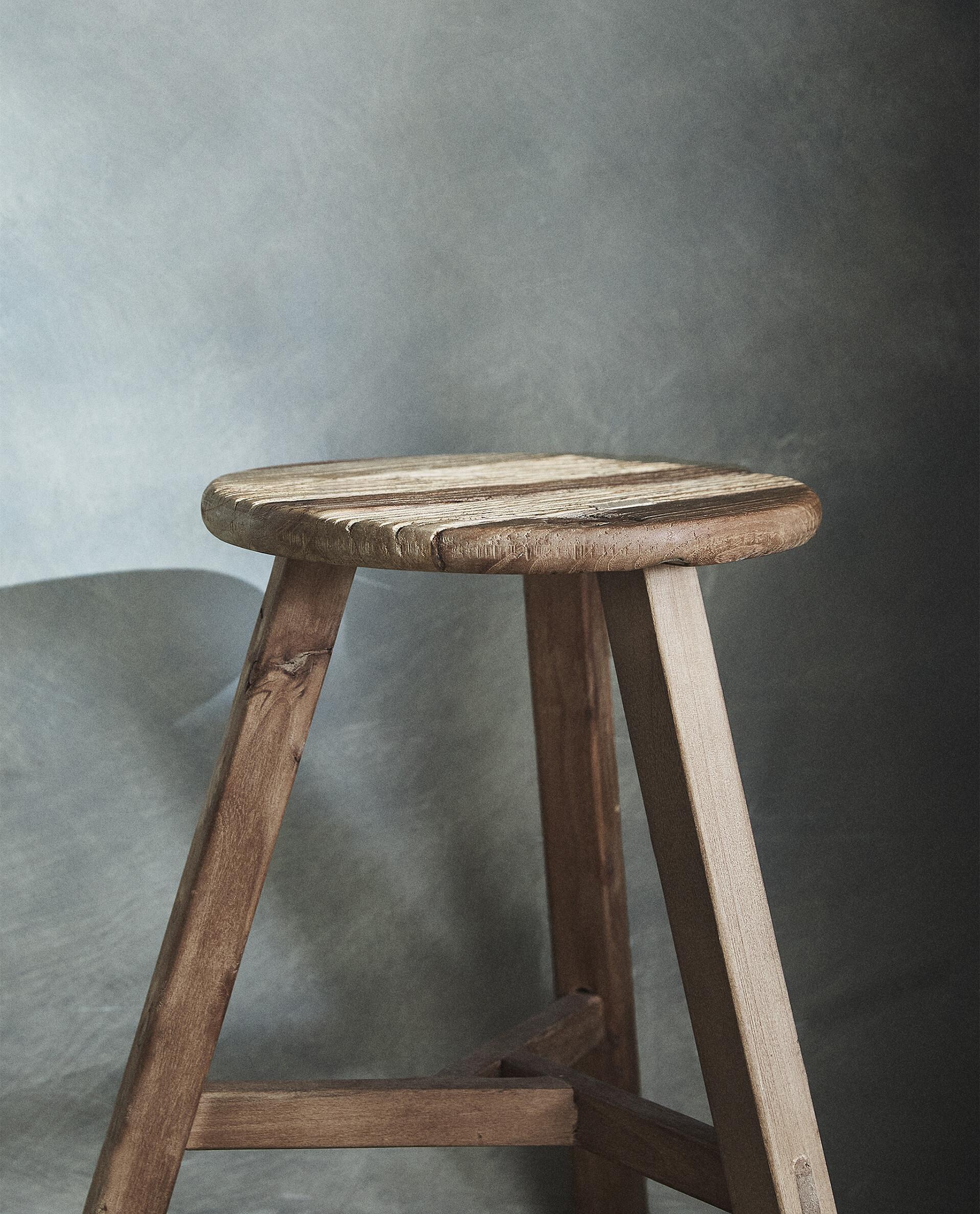 ELM WOOD STOOL | Zara Home United States of America ELM WOOD STOOL | Zara Home United States of America