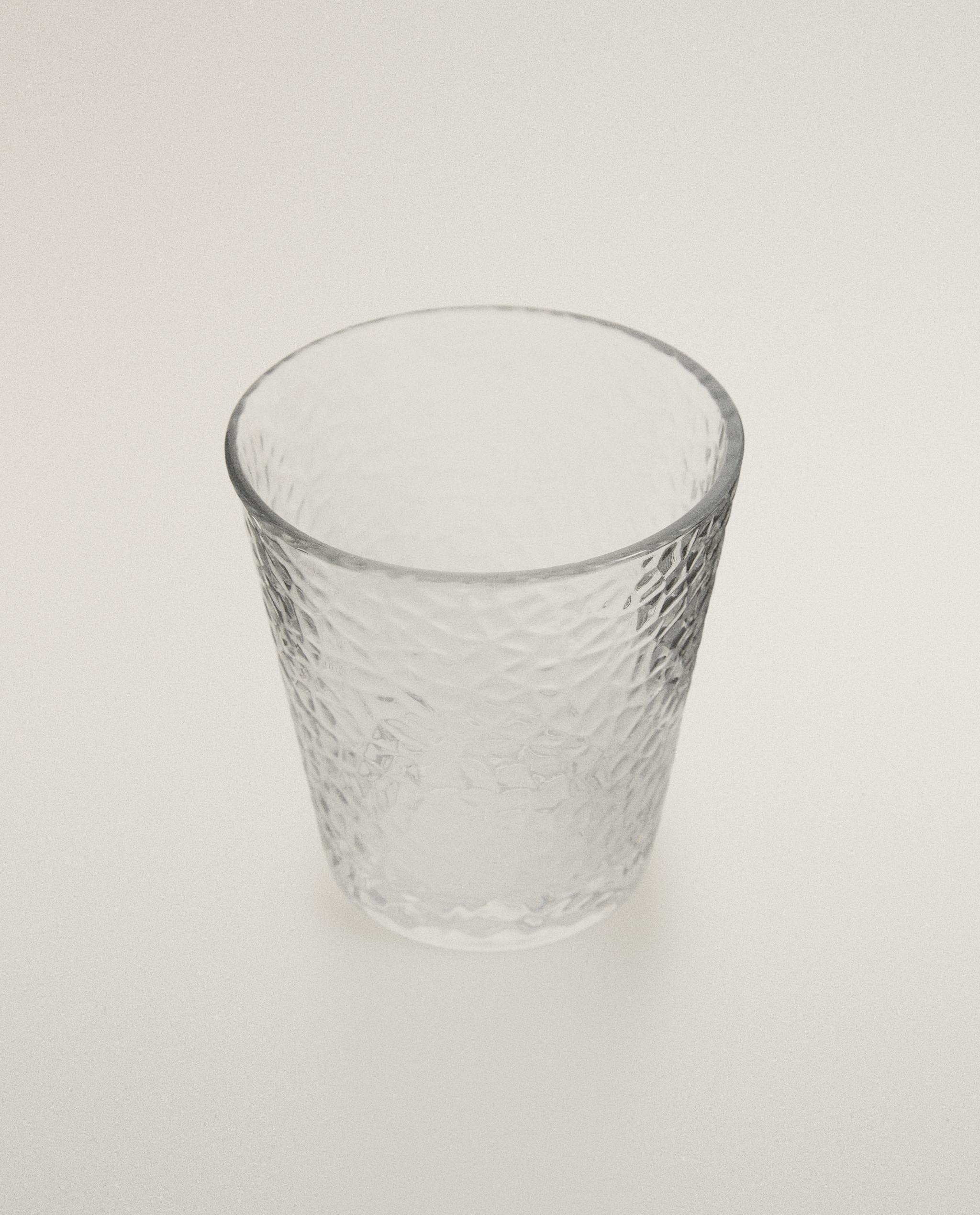RAISED HONEYCOMB DESIGN GLASS TUMBLER product thumbnail 7