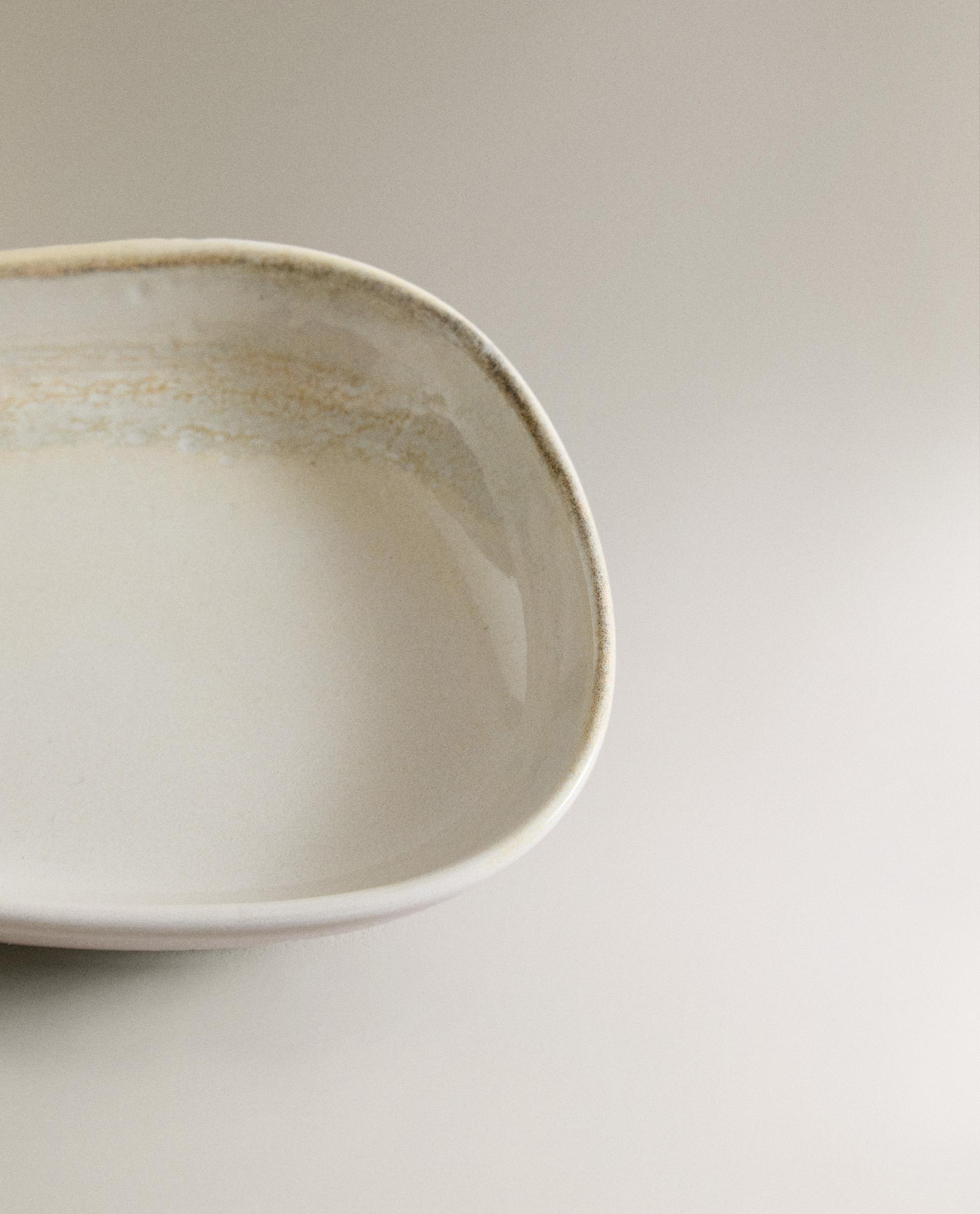 ECRU STONEWARE MINI PLATE product thumbnail 3