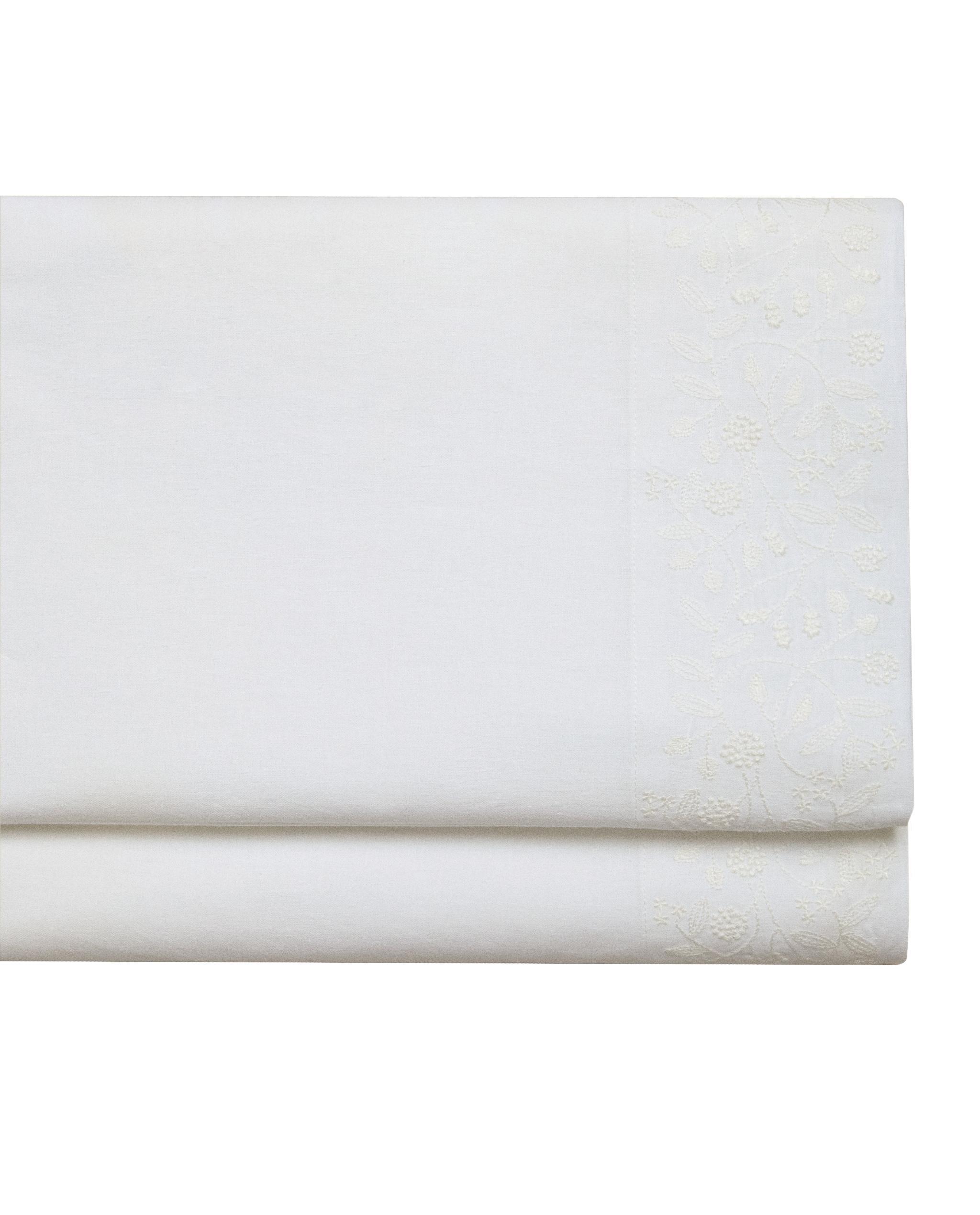 COTTON AND LINEN FLAT SHEET WITH RAISED DESIGN product thumbnail 5
