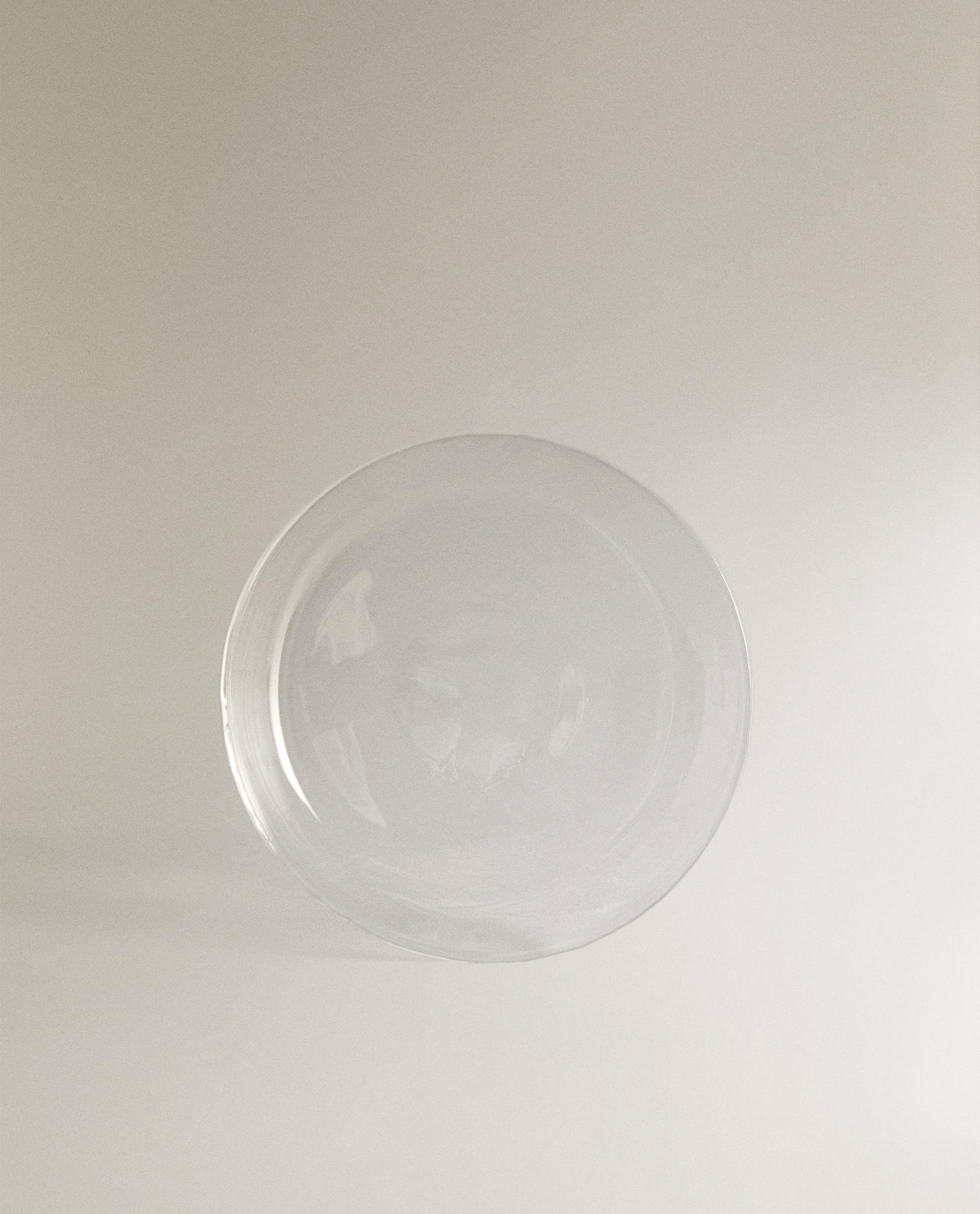 BOROSILICATE GLASS SIDE PLATE WITH RIM product thumbnail 6