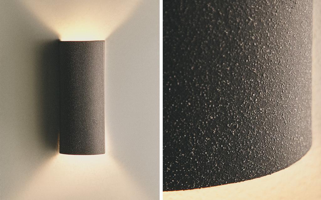 ABAJUR | ARANDELA DE PAREDE CINZA ABAJUR | ARANDELA DE PAREDE CINZA