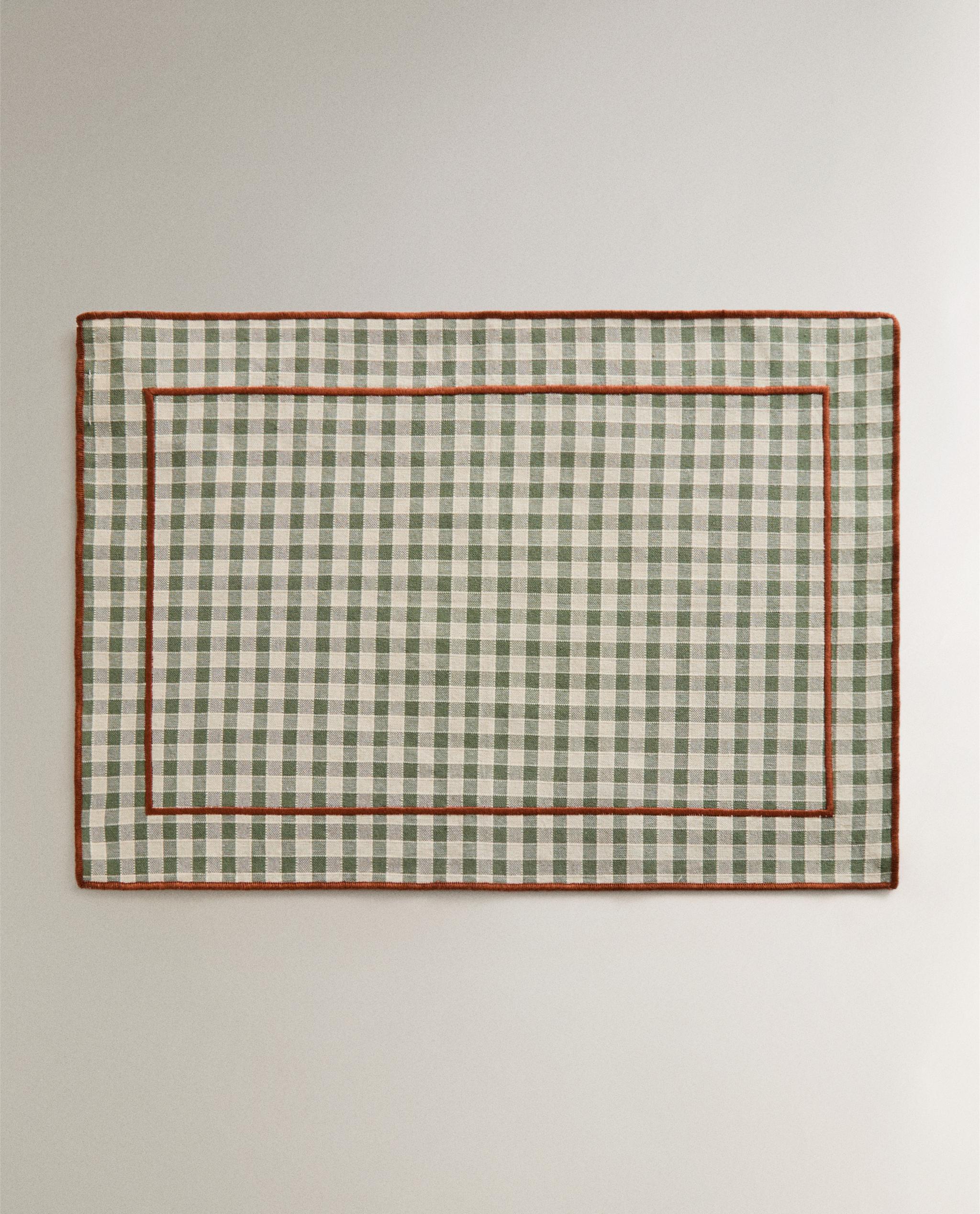 CHECK PLACEMAT WITH TOPSTITCHING product thumbnail 4