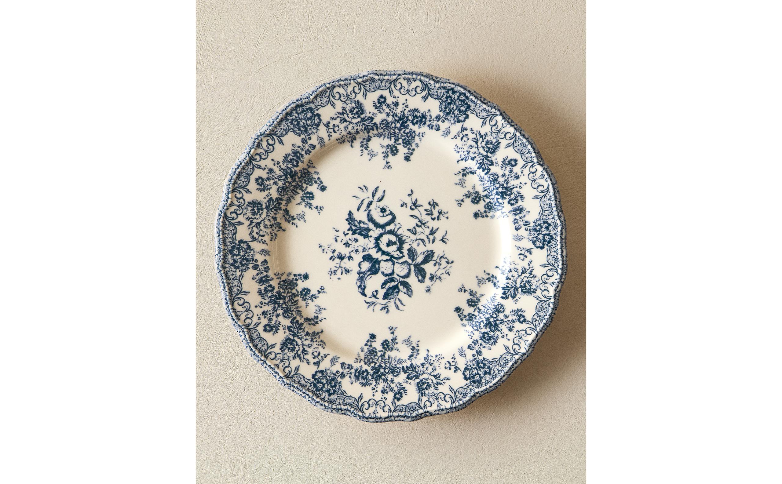 ディナープレート クレイポッタリー 花柄 | Zara Home 日本/Japan