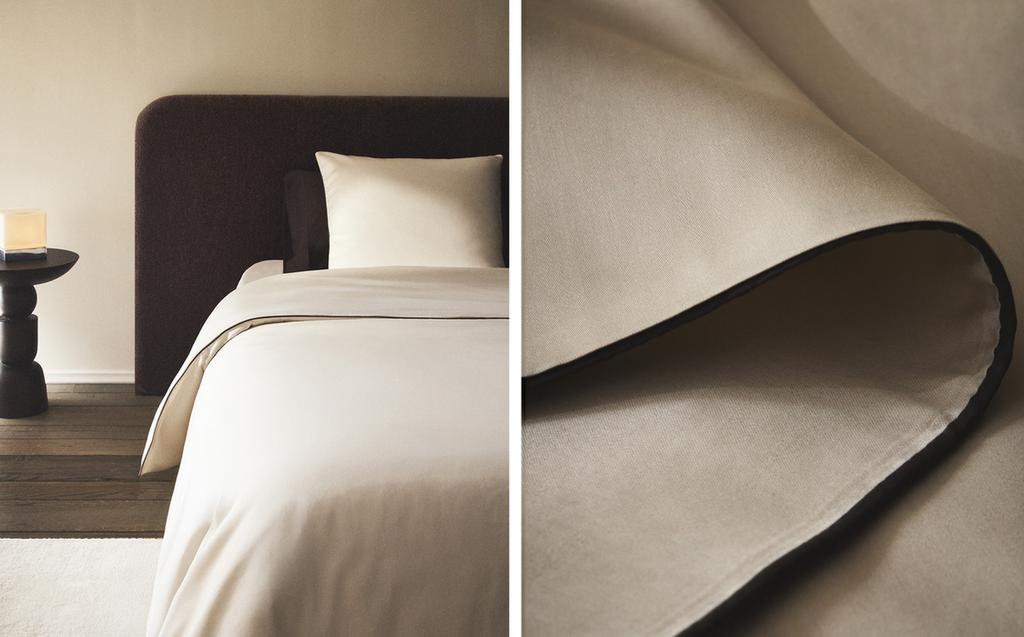 BETTBEZUG AUS SATIN MIT BIESE BETTBEZUG AUS SATIN MIT BIESE