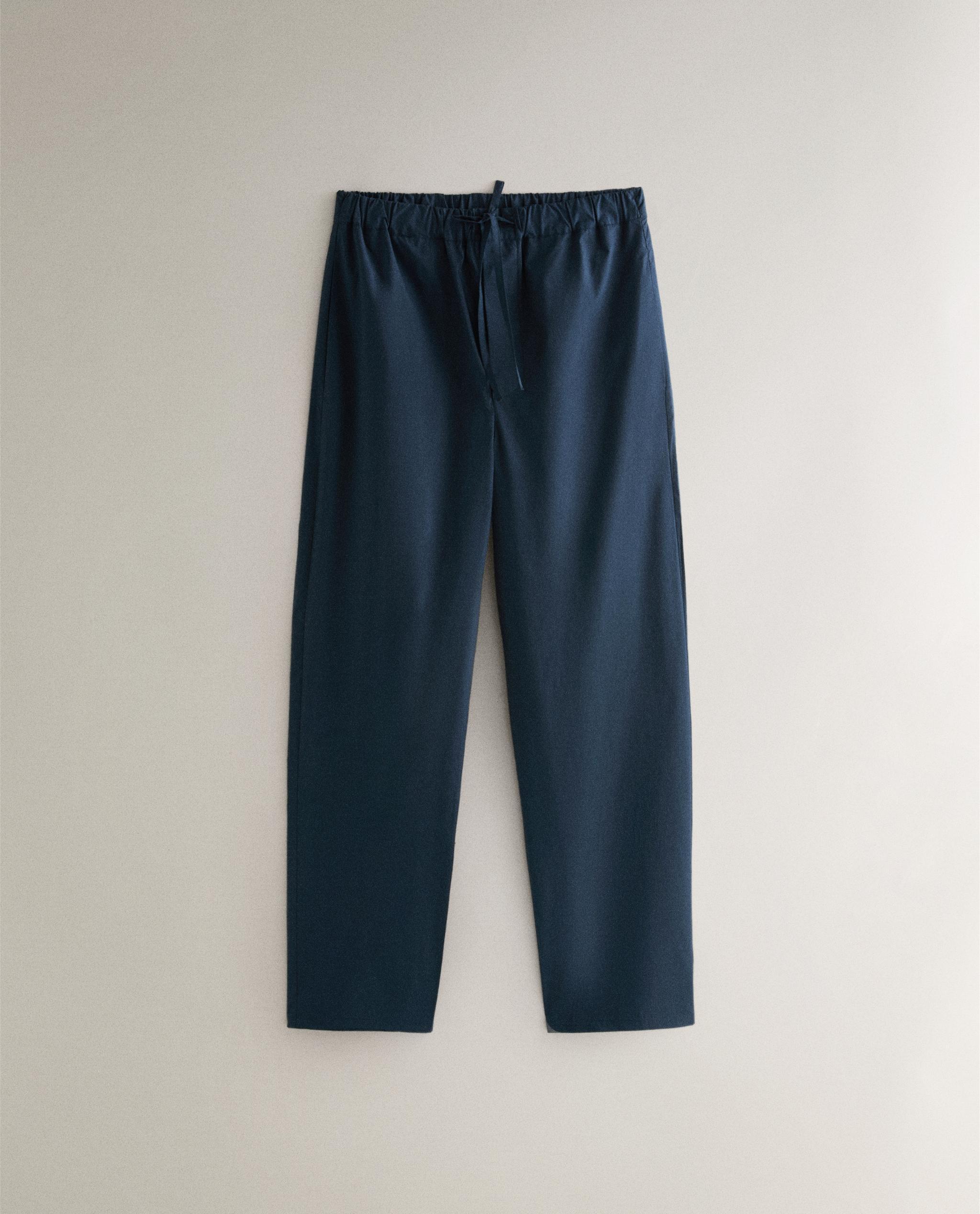COTTON POPLIN TROUSERS product thumbnail 3