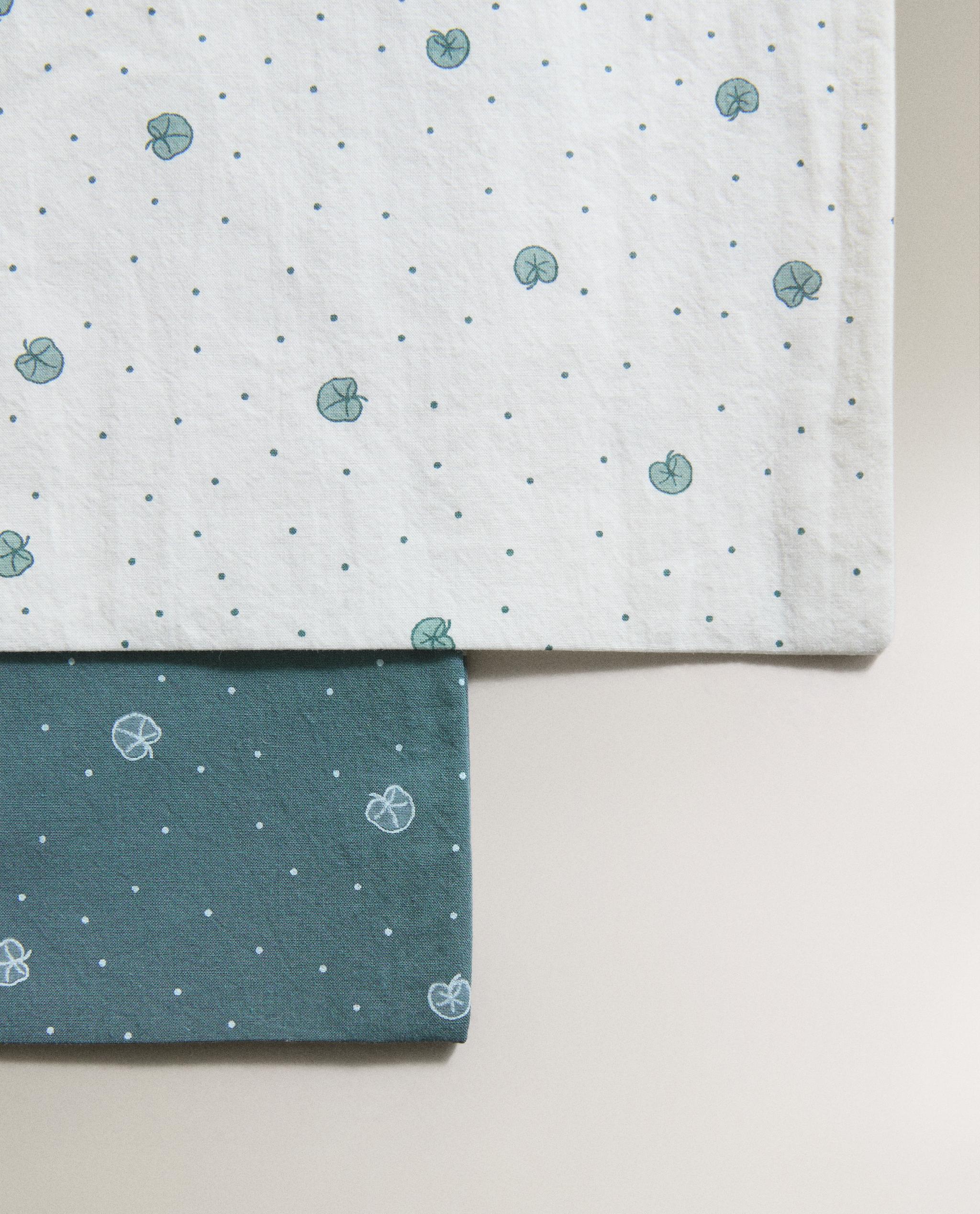 KIDS' LEAF PRINT COTTON LAUNDRY BAG product thumbnail 2