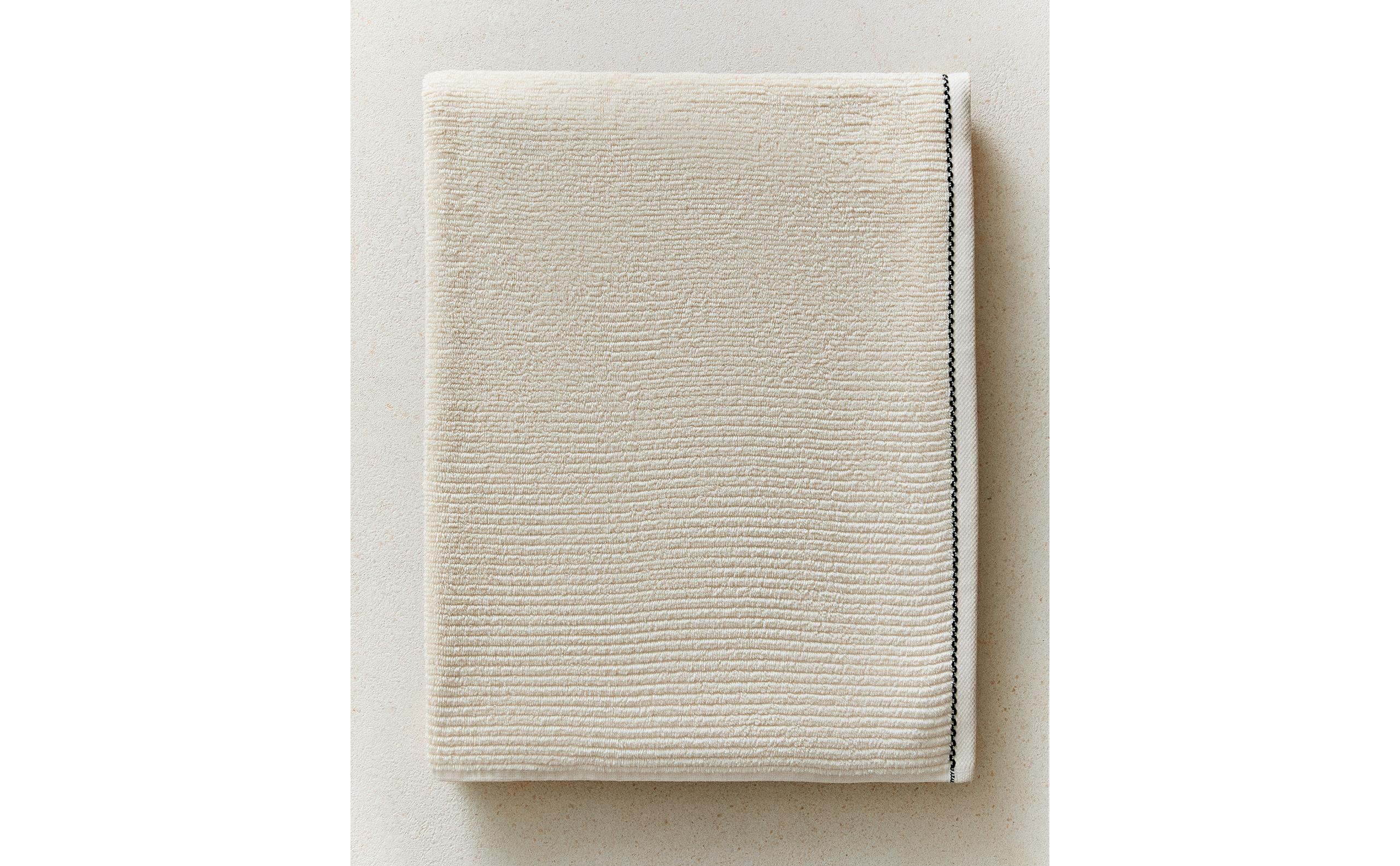 BATH TOWEL WITH TOPSTITCHING product thumbnail 8