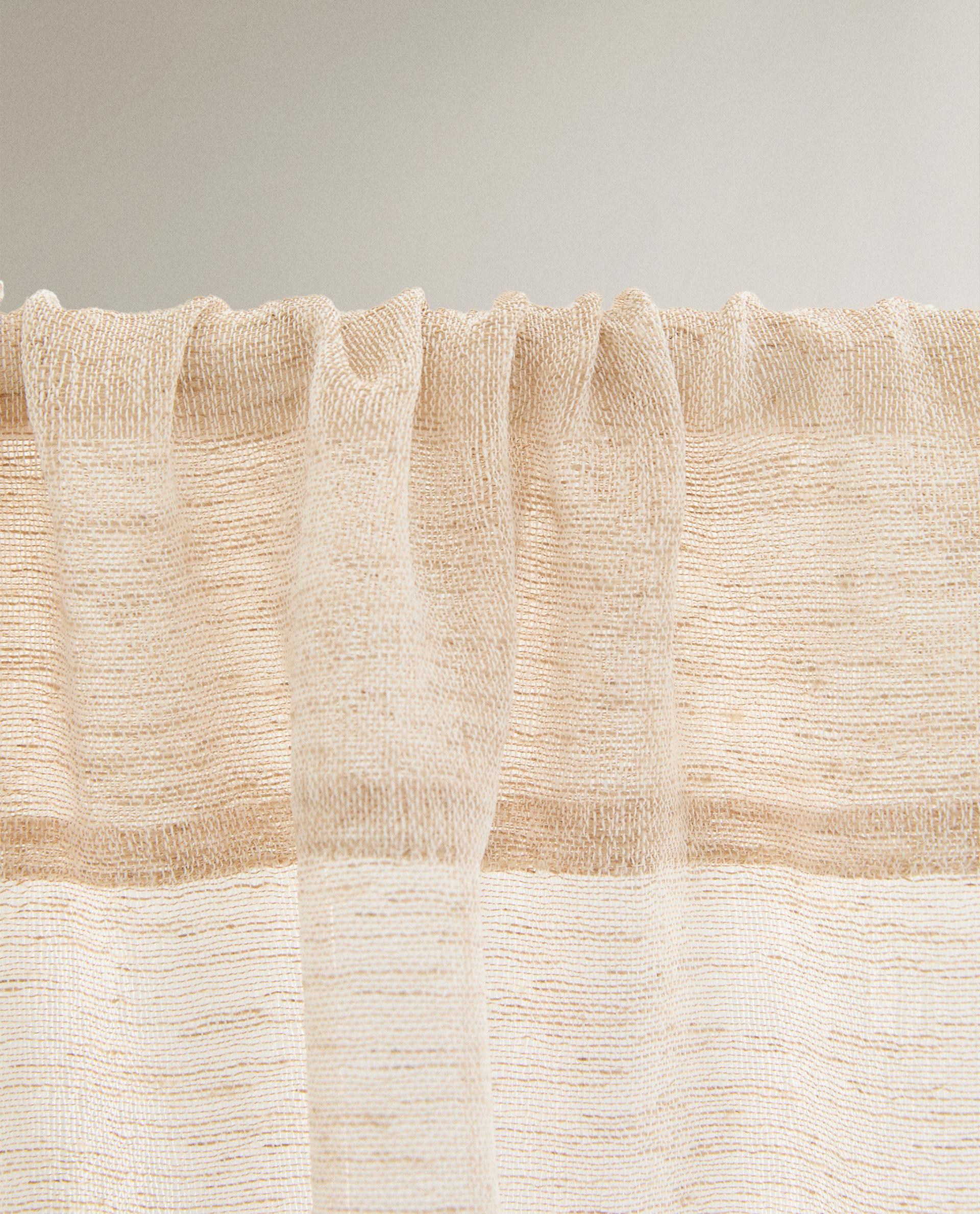 SHEER DOUBLE-WIDTH CURTAIN WITH LOW OPACITY product thumbnail 7