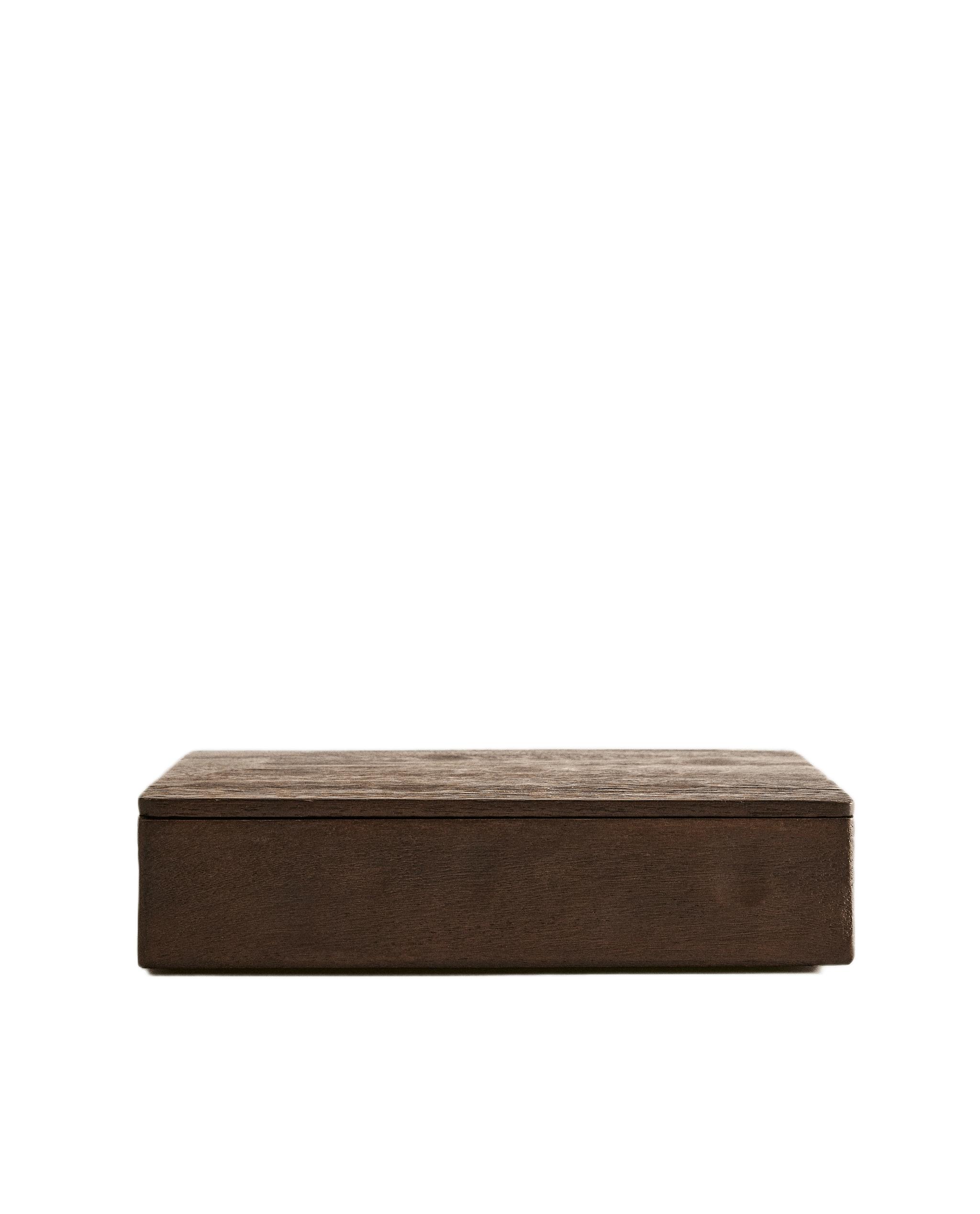 LARGE WOODEN BOX WITH LID product thumbnail 7