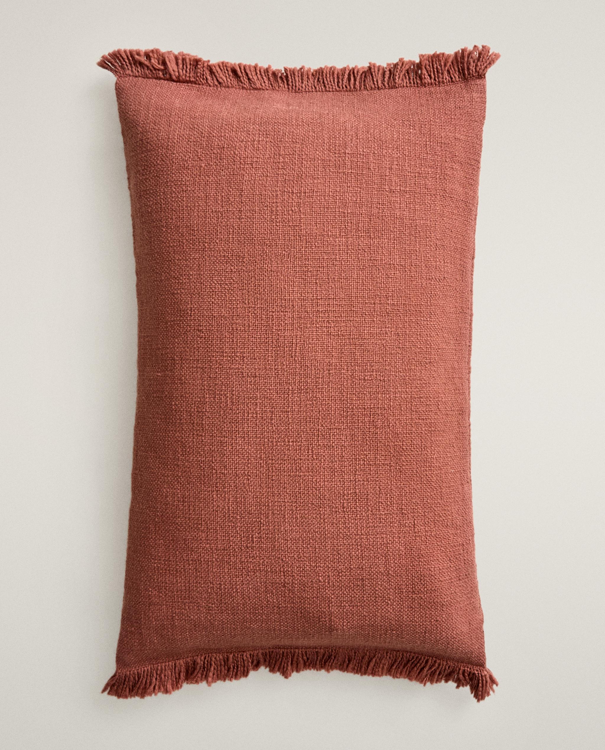 STRIPED CUSHION COVER WITH FRINGING product thumbnail 15