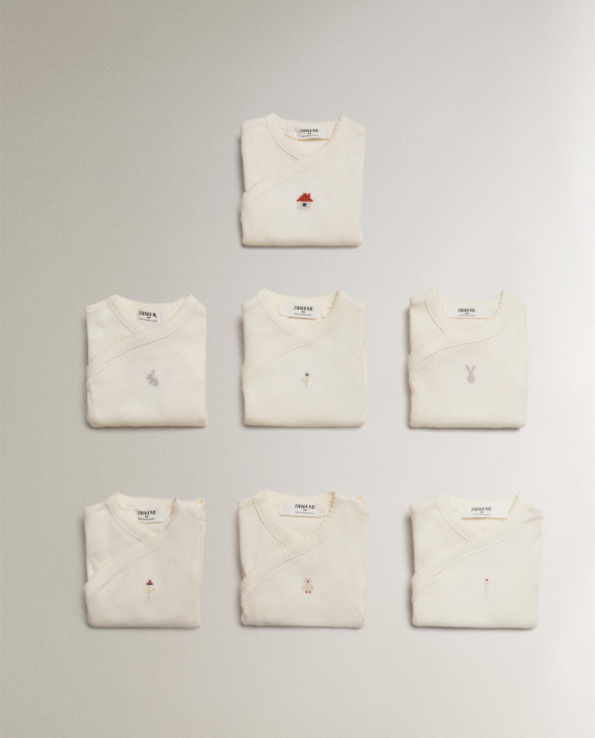 PACK OF CROSS-STITCH BABY BODYSUITS product thumbnail 6
