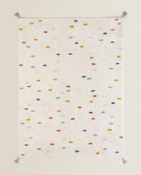 KIDS' MULTICOLOURED POLKA DOT COTTON RUG product thumbnail 17