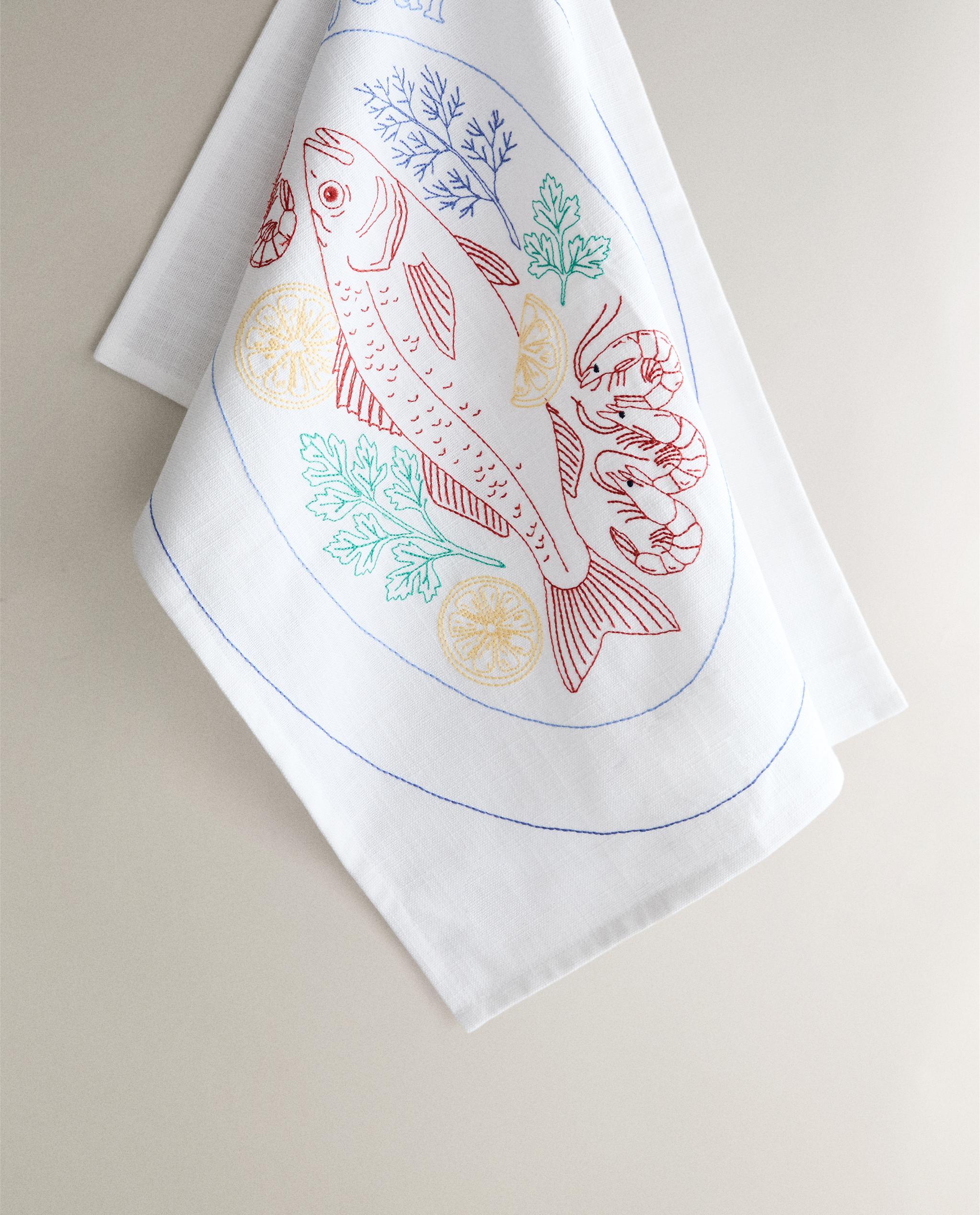 FISH PRINT TEA TOWEL product thumbnail 8
