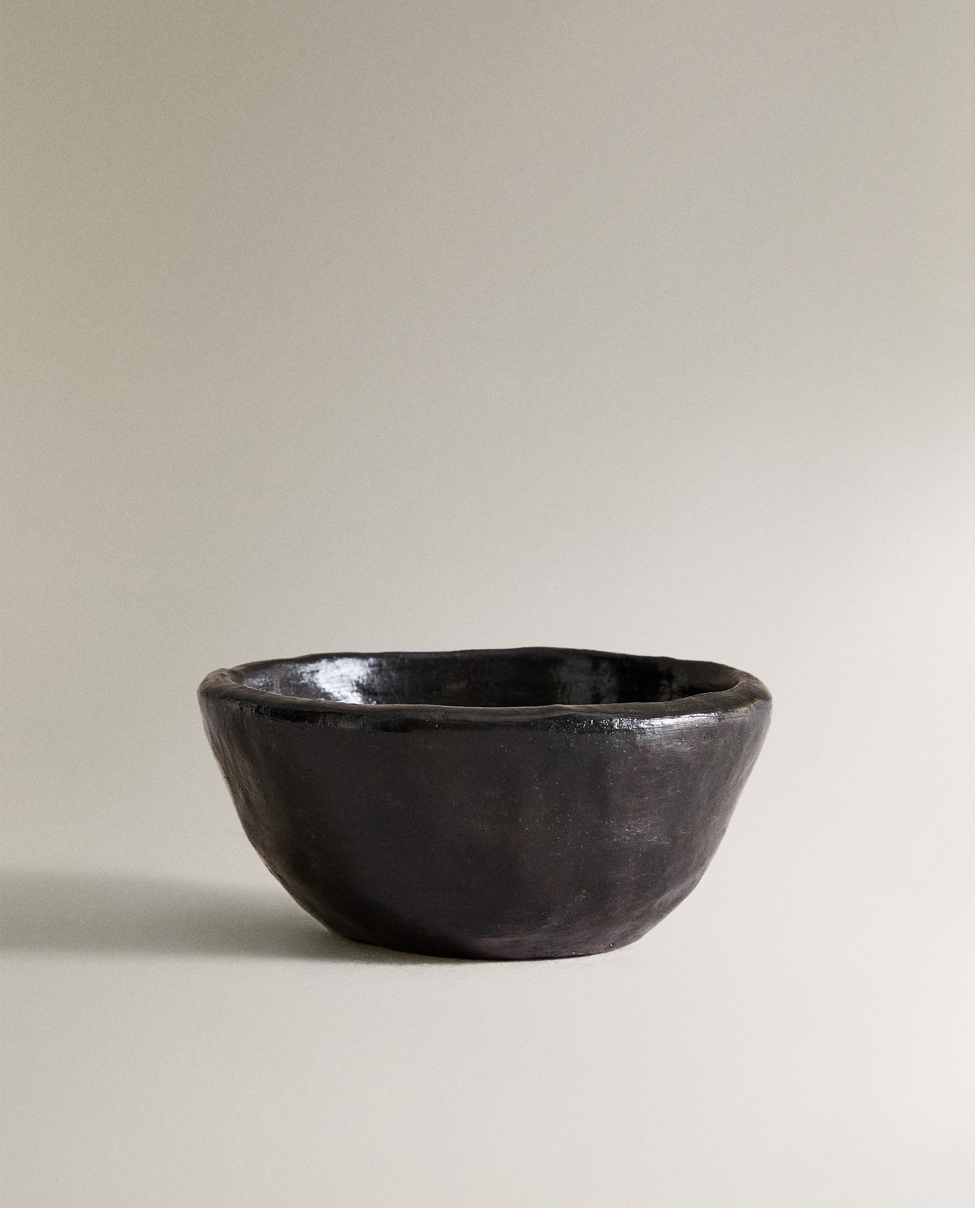 IRREGULAR DECORATIVE TERRACOTTA BOWL