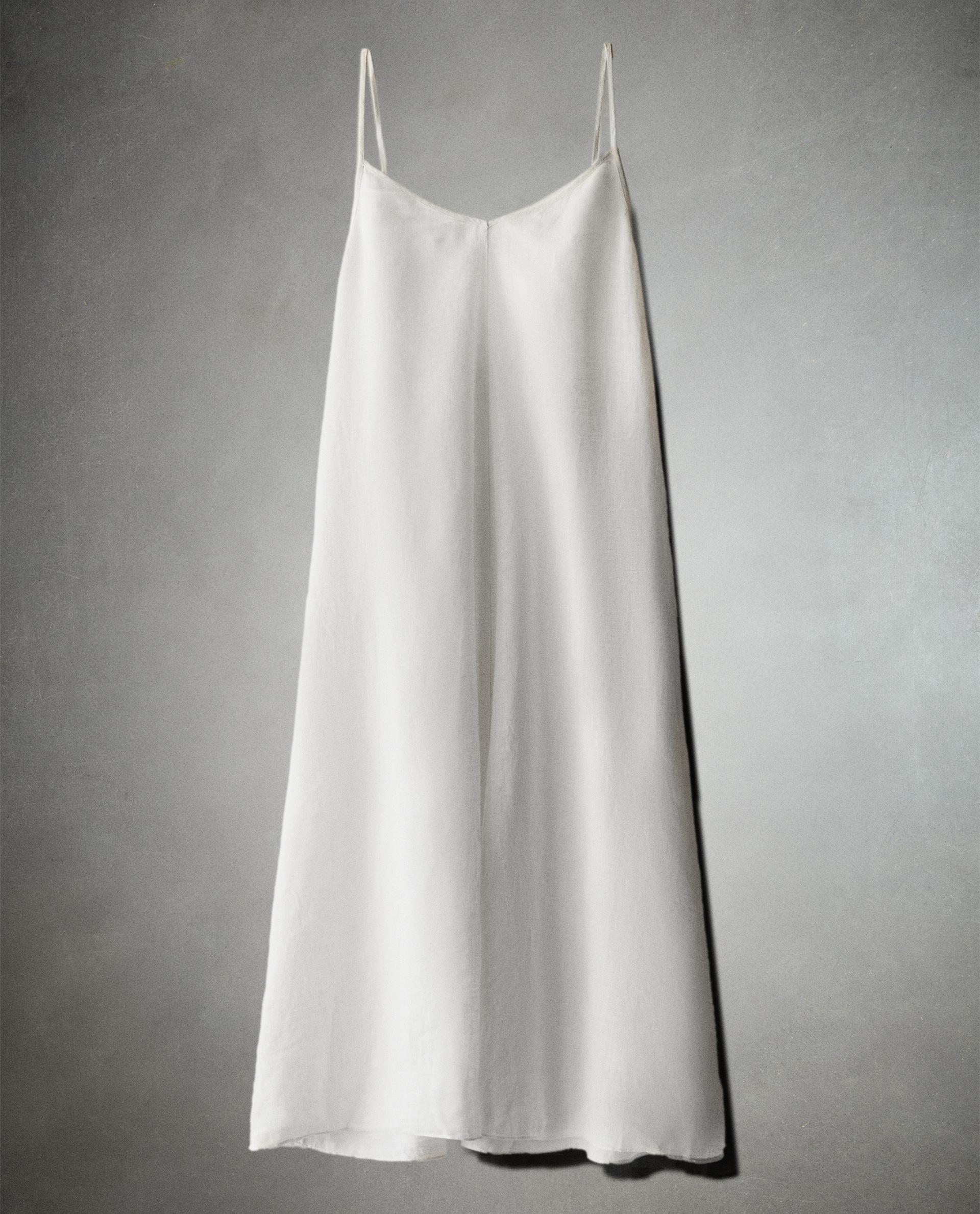 【INCHANT ME】Sei Linen Strap Long One piece Liyinxi Women's Casual Summer Beach Flattering Flowy A-Line