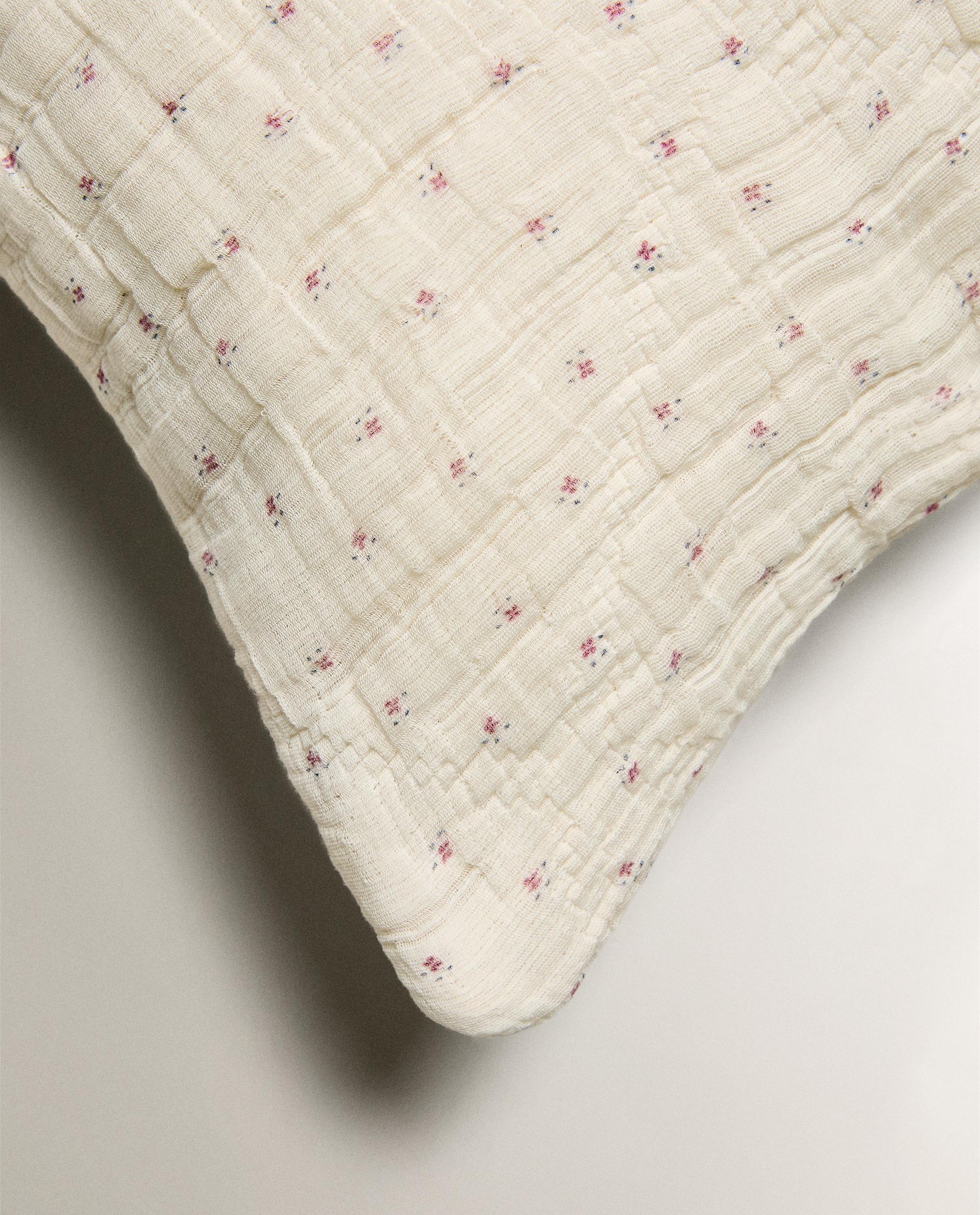 KIDS' FLORAL MUSLIN CUSHION COVER product thumbnail 9