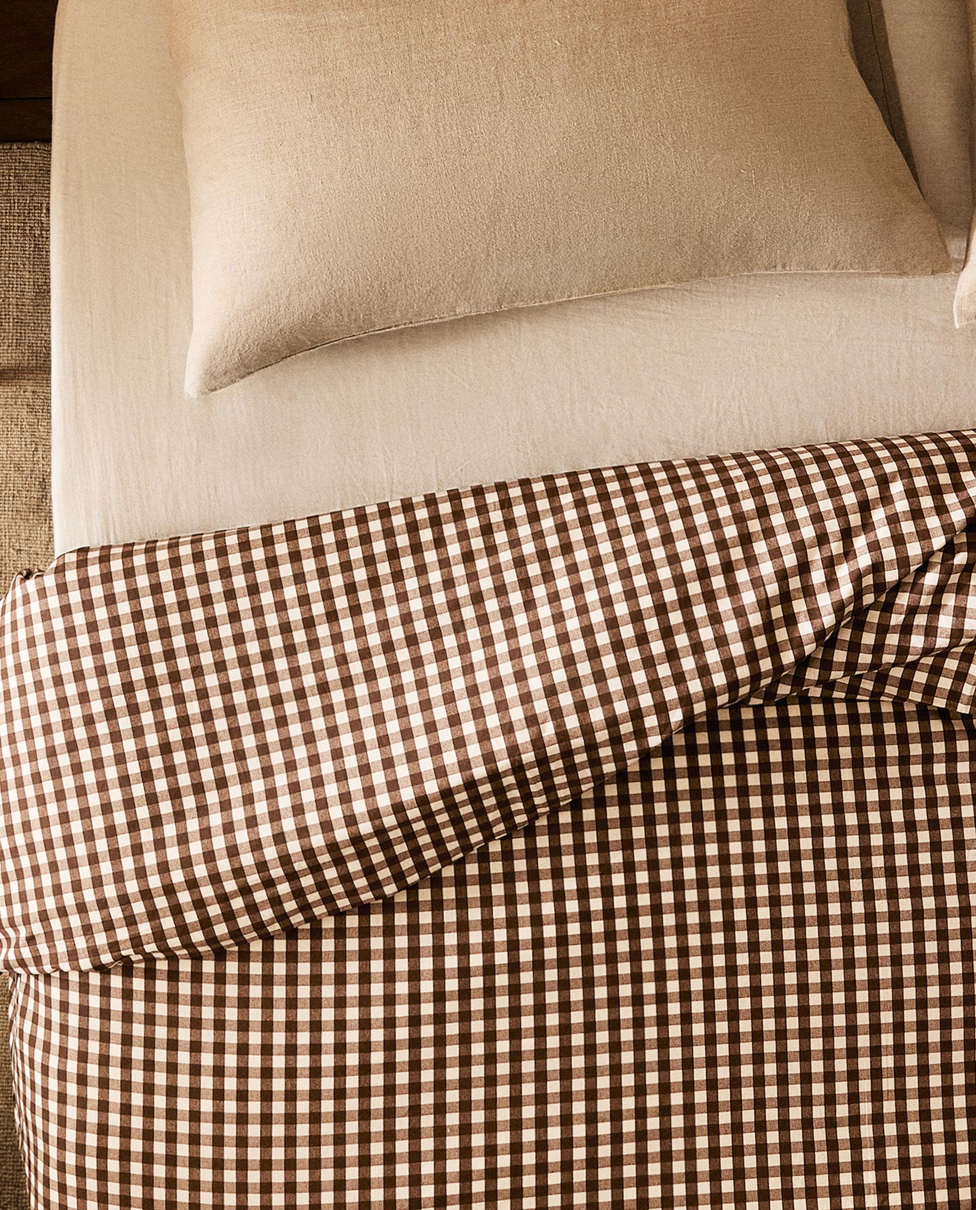 PLAID DUVET COVER - BESTSELLERS - BEDROOM | Zara Home United States of America | Zara Home United States of America