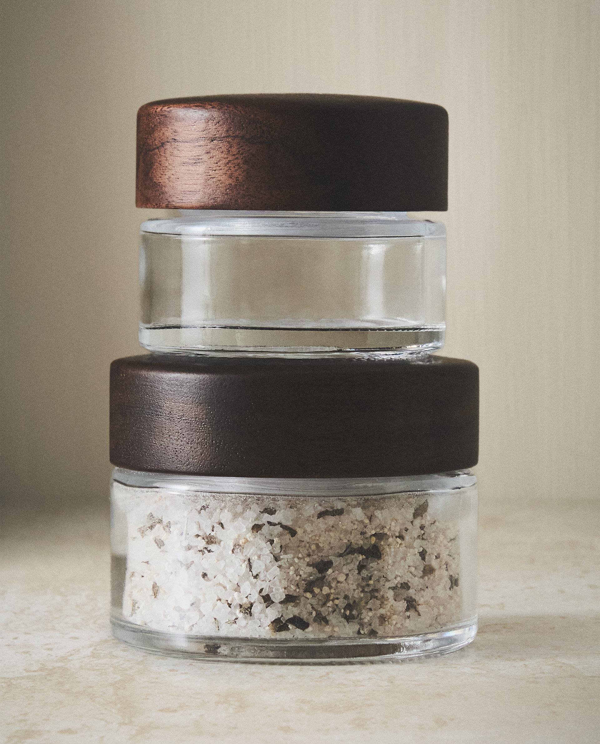 GLAZEN POT MET HOUT GLAZEN POT MET HOUT