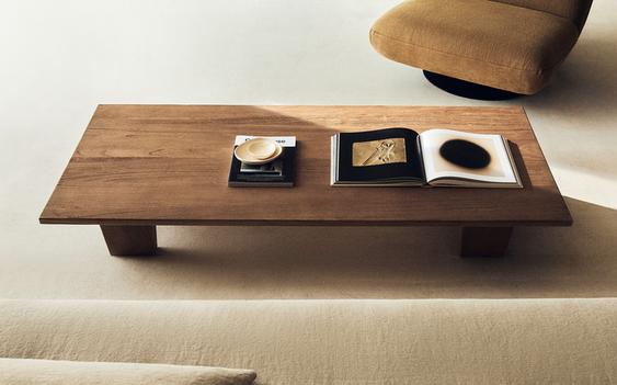 ELM WOOD COFFEE CENTRE TABLE