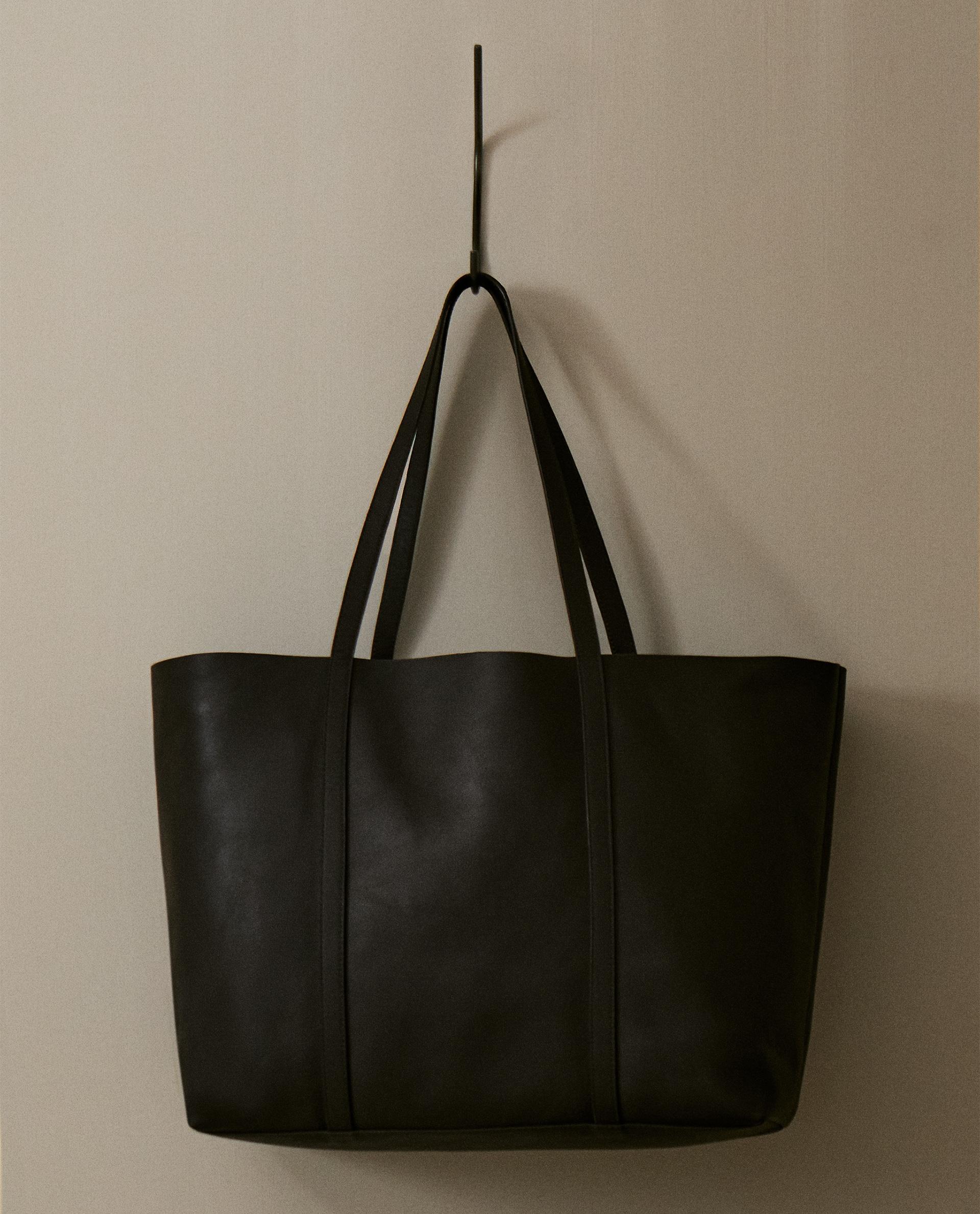 ザラ Zara レザー 革 トートバッグ tote bag レザートートバッグ | Zara Home 日本/Japan