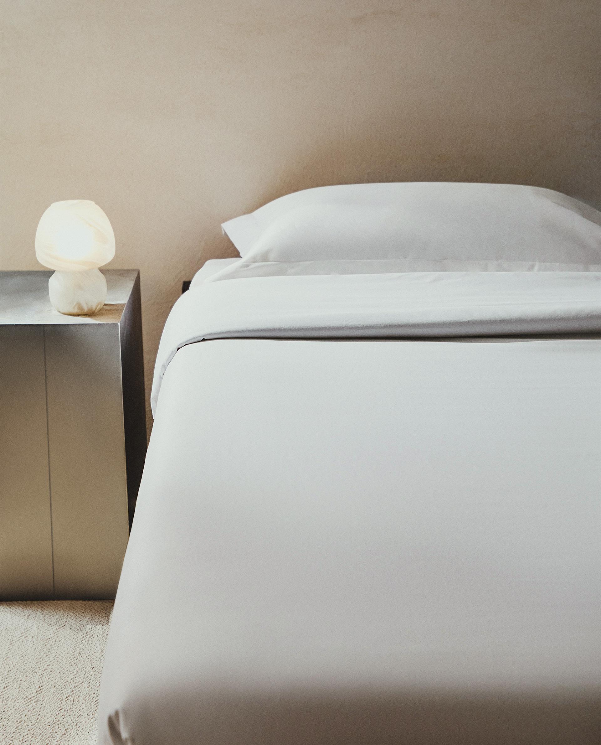 厚地 コットンサテン シーツセット（300スレッド） | Zara Home 日本/Japan