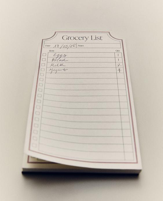 AIMANT LISTE DE COURSES (45 FEUILLES)