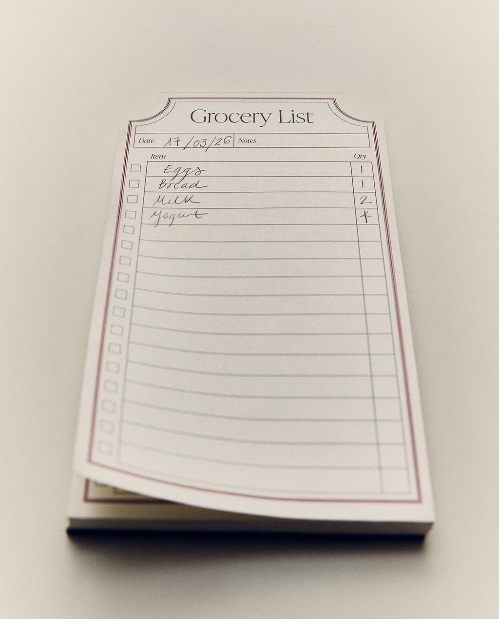 MAGNETIC SHOPPING LIST (45 SHEETS) MAGNETIC SHOPPING LIST (45 SHEETS)