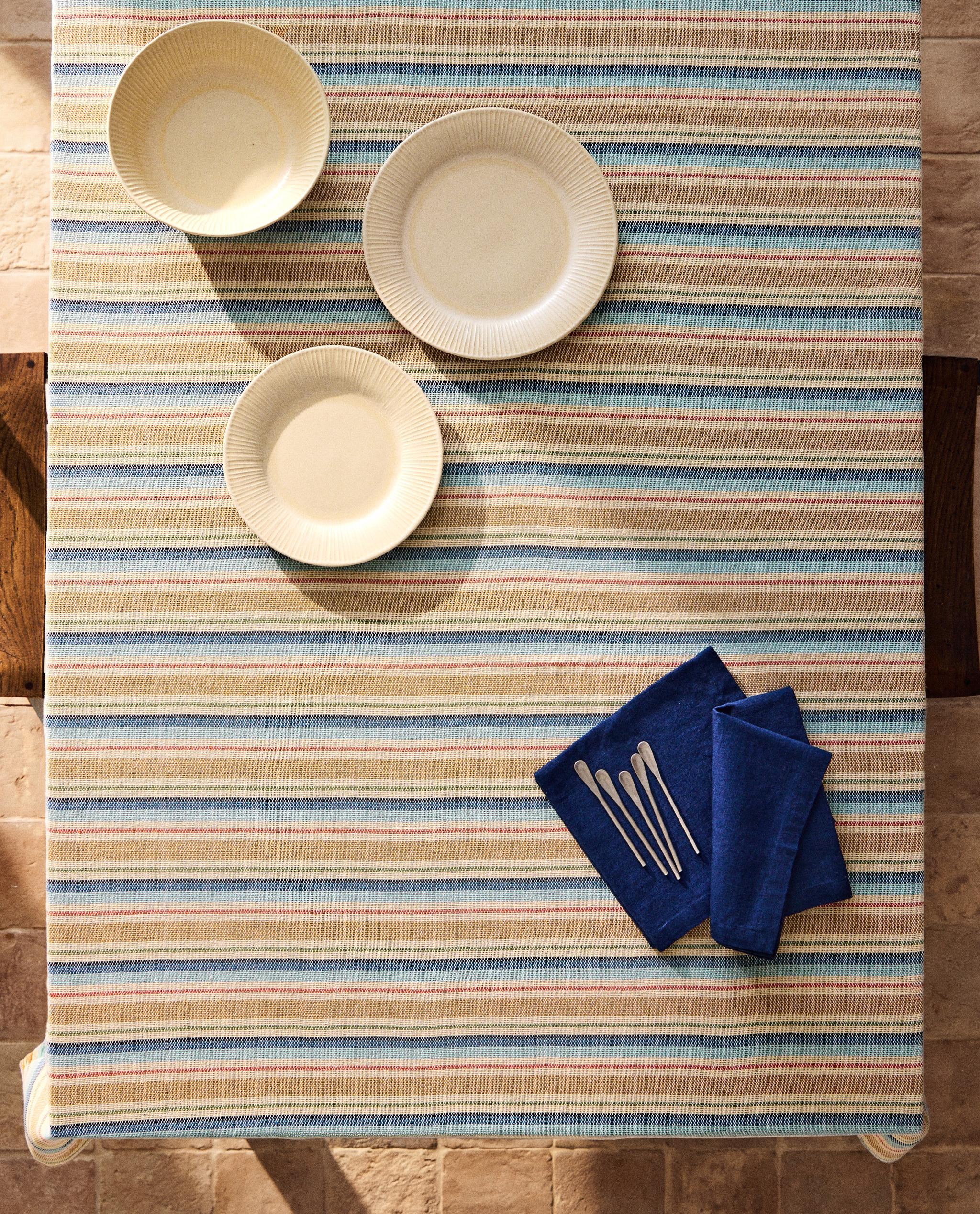 DYED THREAD STRIPED TABLECLOTH product thumbnail 10