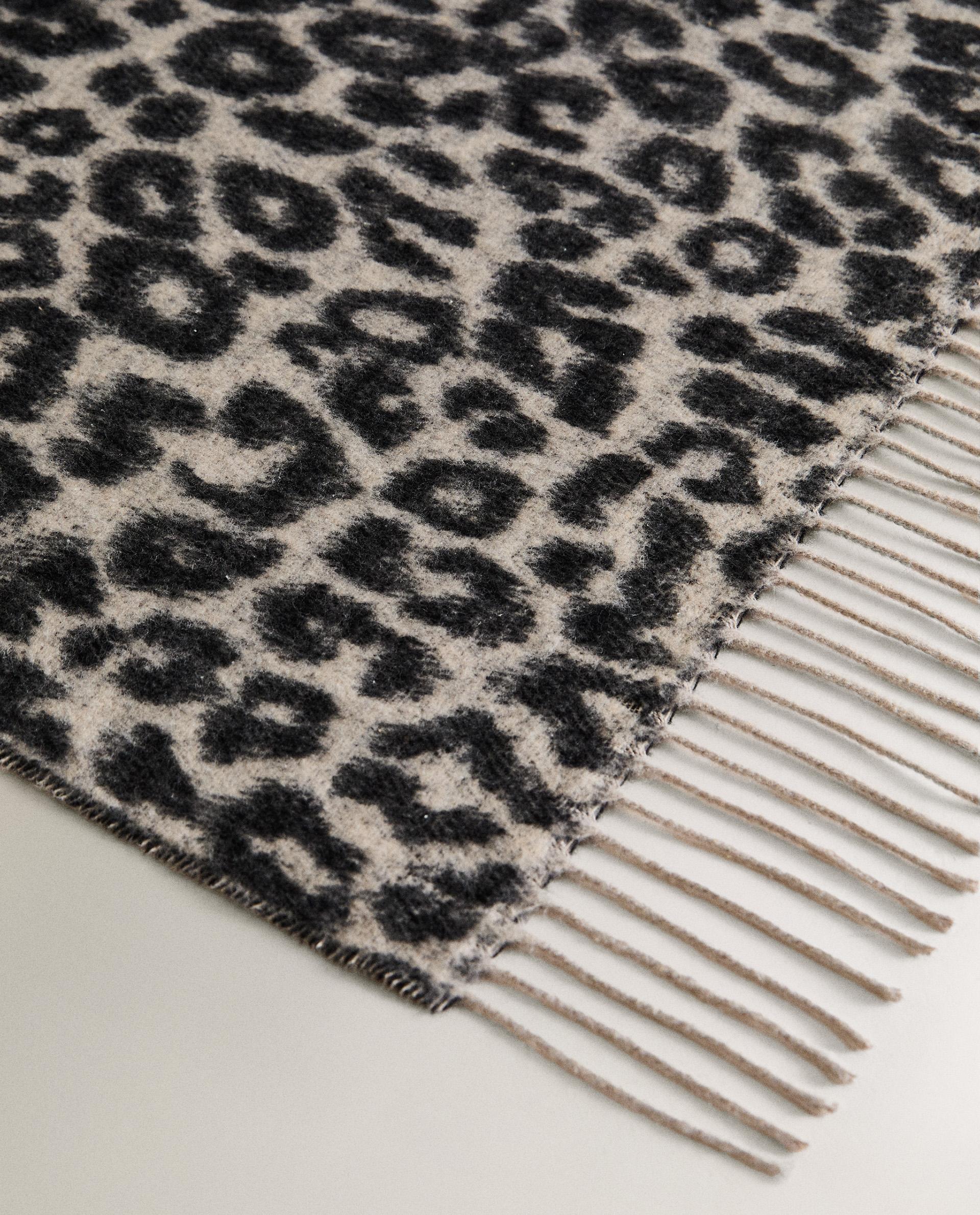 レオパード コットン ブランケット | Zara Home 日本/Japan