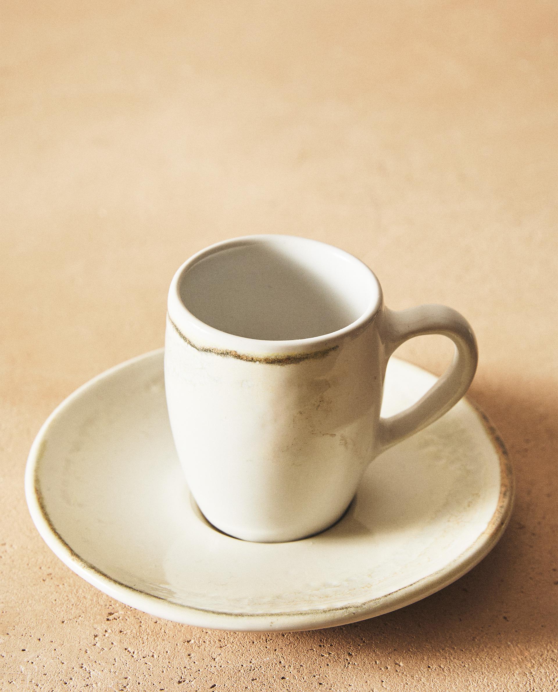 TAZA CAFE  PLATO BRUSH GRES