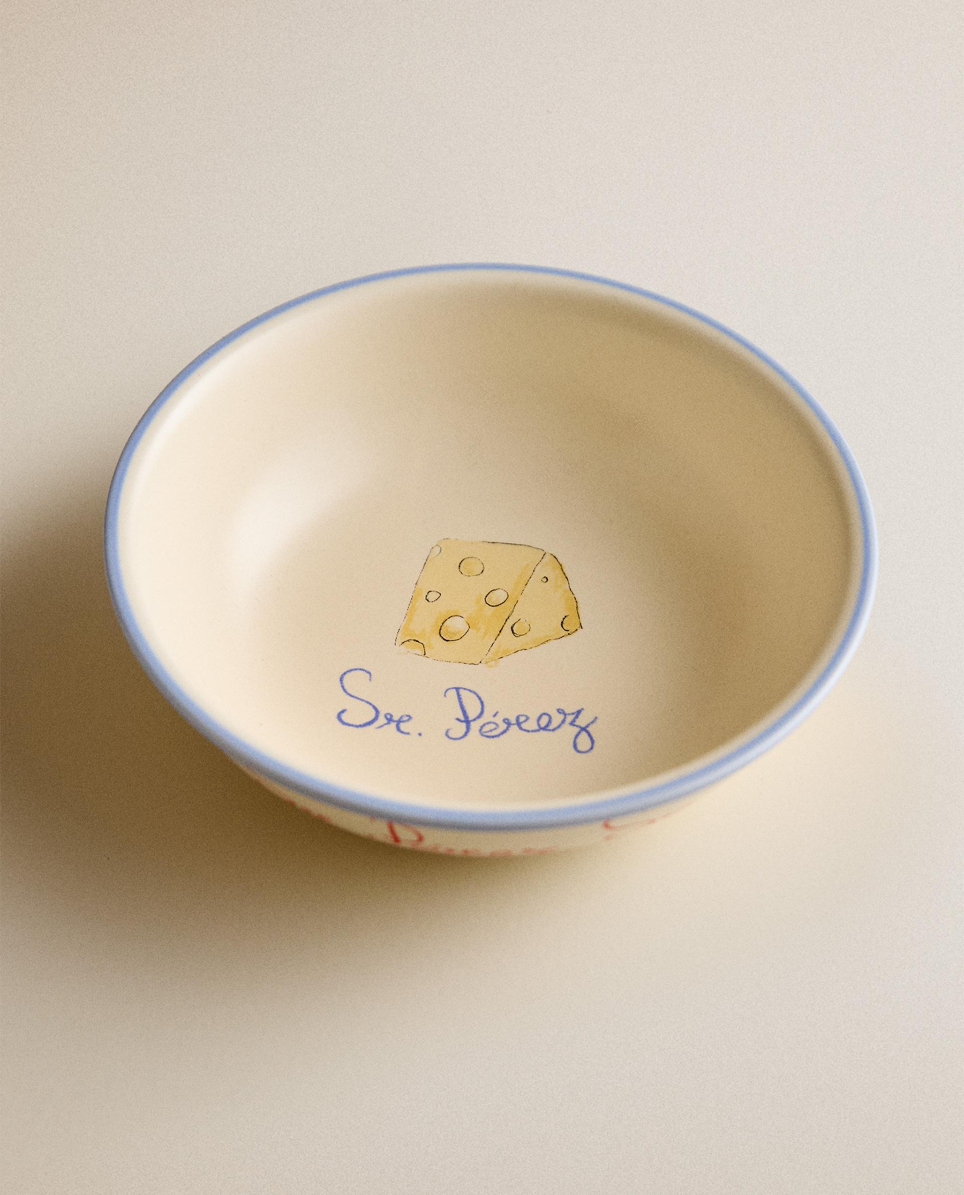 KIDS CERAMIC MR. PÉREZ BOWL KIDS CERAMIC MR. PÉREZ BOWL