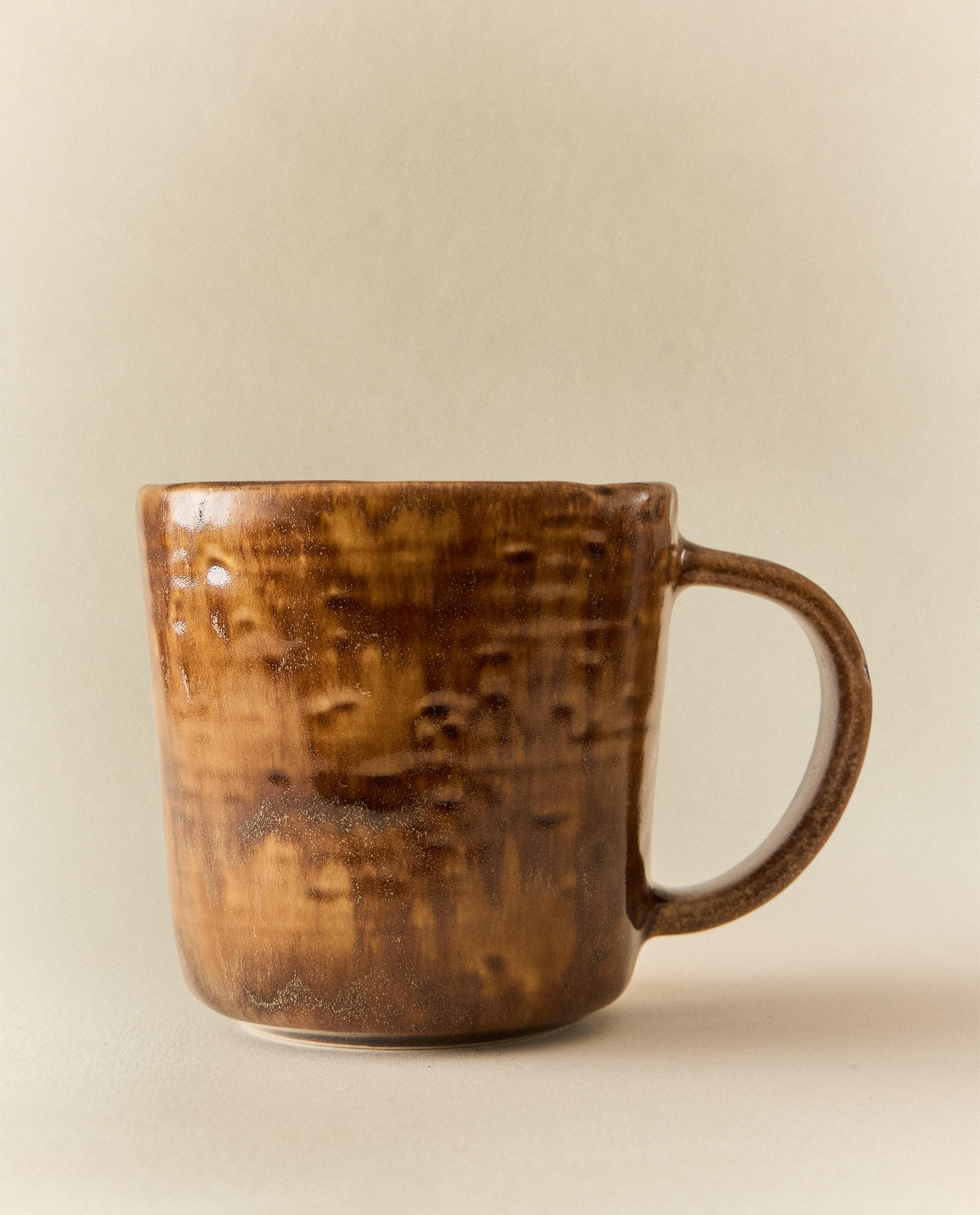 BROWN STONEWARE MUG - Mugs - KITCHEN & DINING - DINNERWARE | Zara Home United States of America | Zara Home United States of America