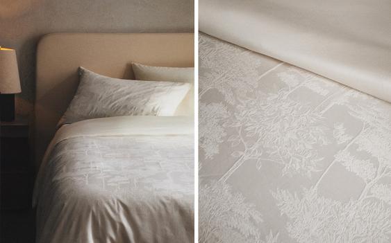 SATEEN JACQUARD DUVET COVER