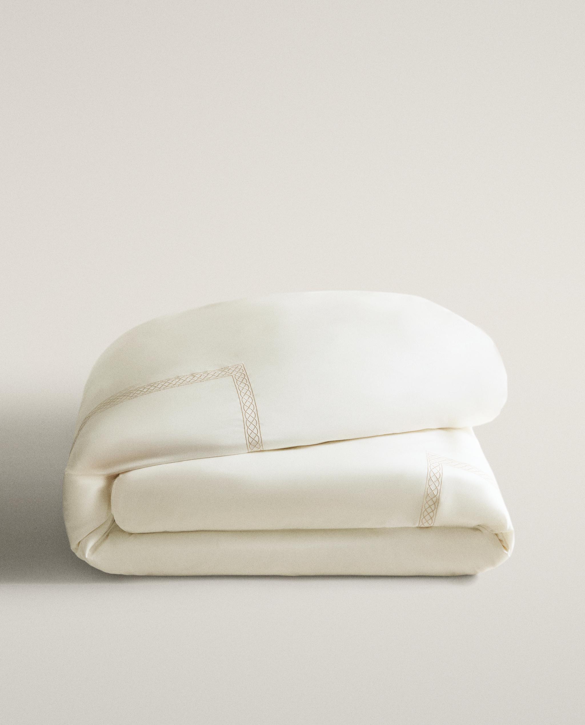 EMBROIDERED SATEEN DUVET COVER product thumbnail 10