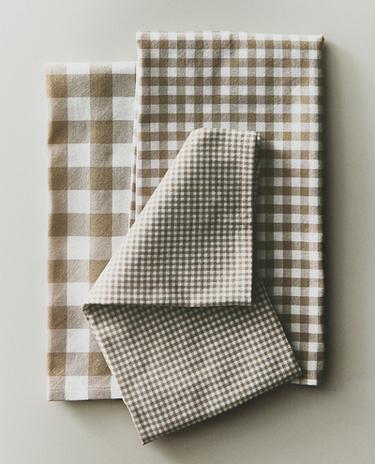 PACK PAÑO COCINA HILO TINTADO (PACK DE 3)