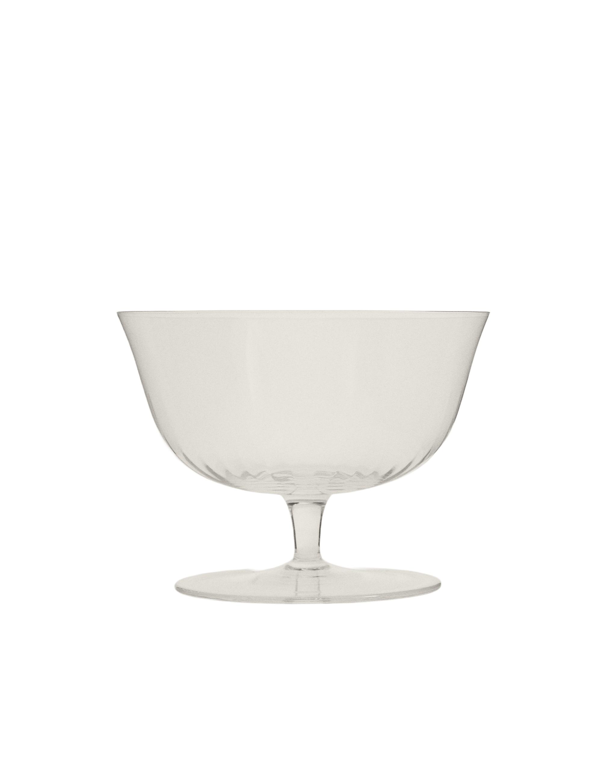 GLASS ICE-CREAM CUP WITH LINES product thumbnail 5