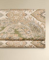 PAISLEY COTTON SATEEN FLAT SHEET (300 THREAD COUNT)