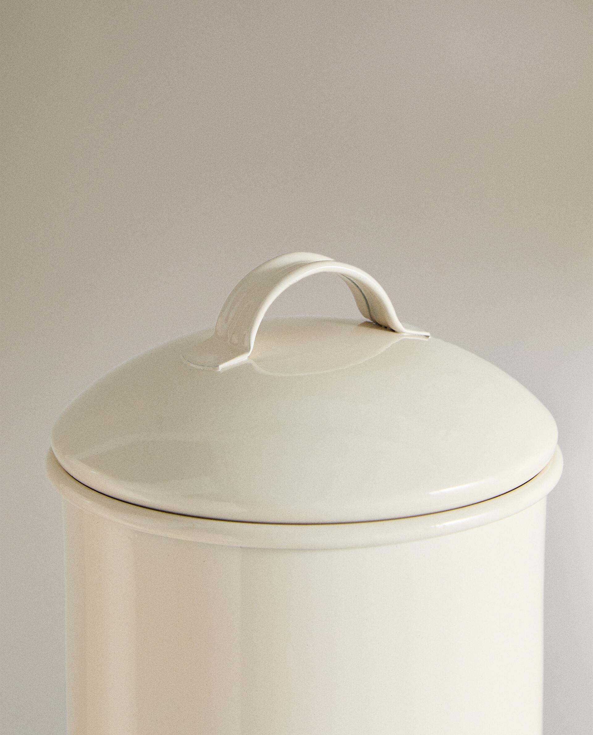 LACQUERED METAL CYLINDRICAL JAR product thumbnail 10