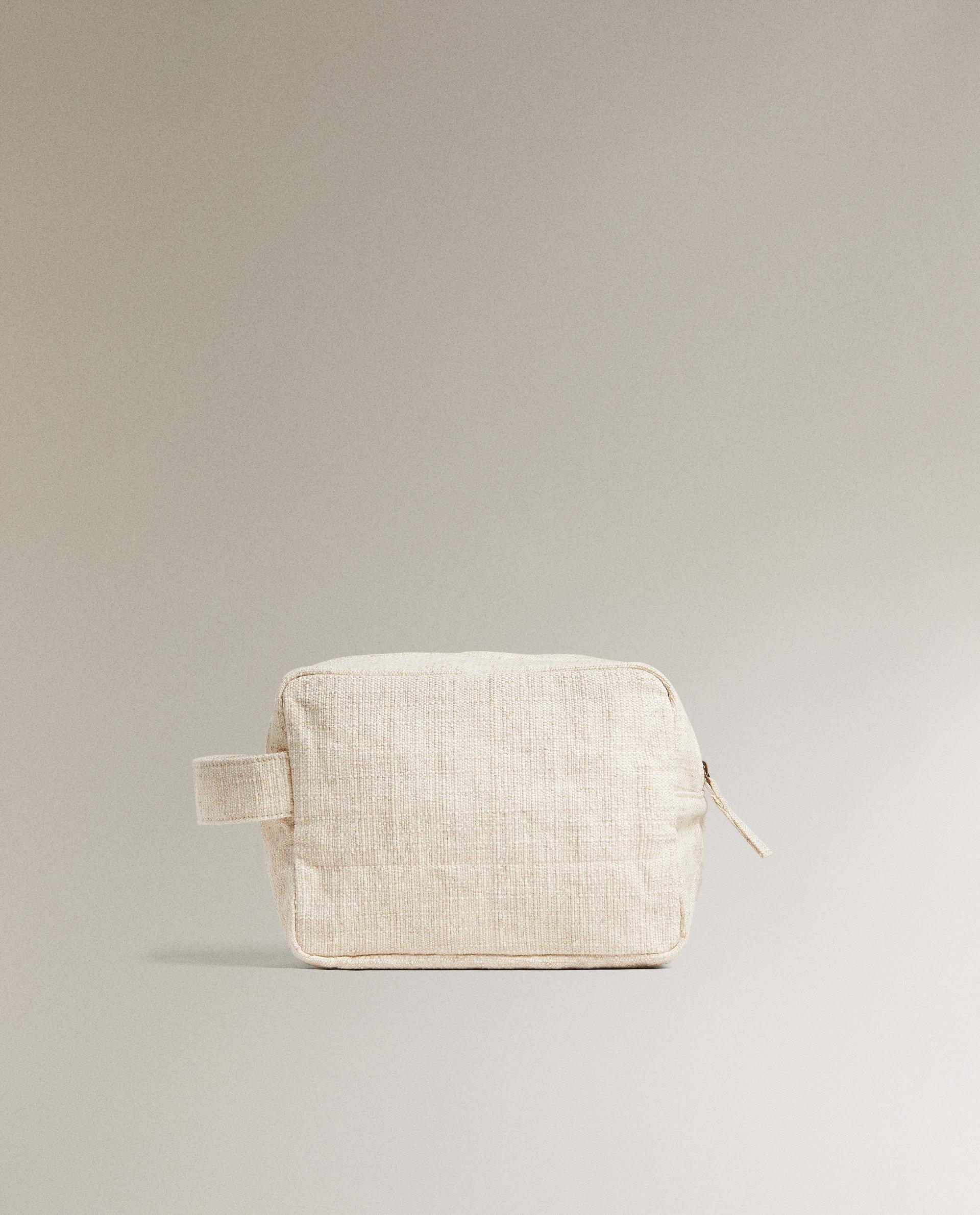 LINEN TOILETRY BAG | Zara Home United Kingdom